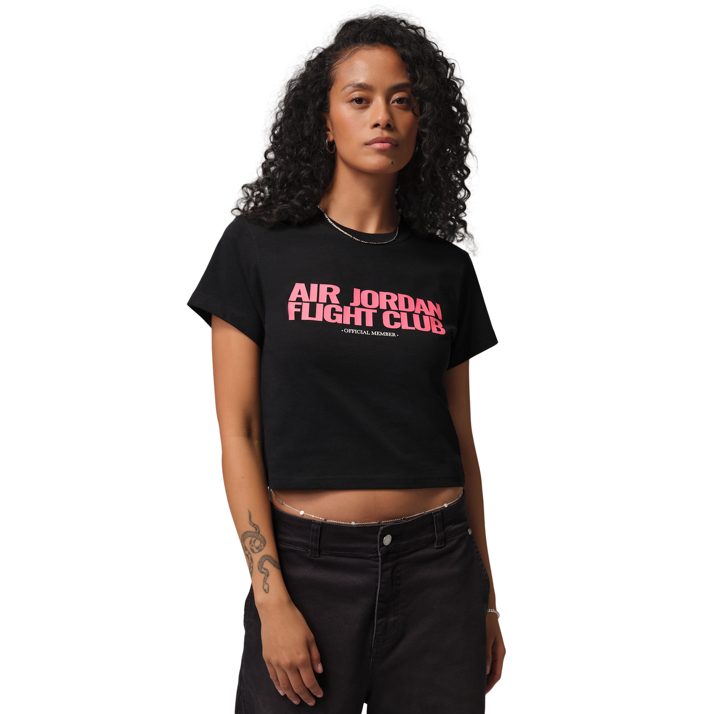 Jordan Flight Club SHGF Graphic T-Shirt - Women's - Black