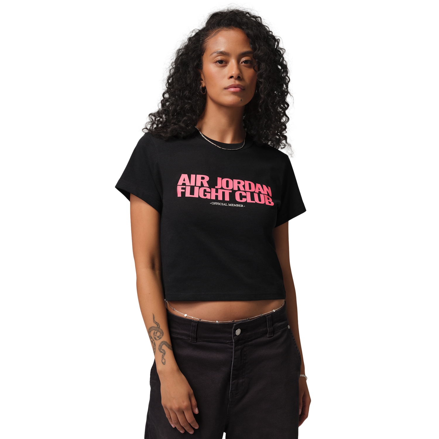 Jordan Flight Club SHGF Graphic T-Shirt - Women's - Black