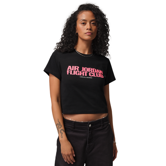Jordan Flight Club SHGF Graphic T-Shirt - Women's - Black