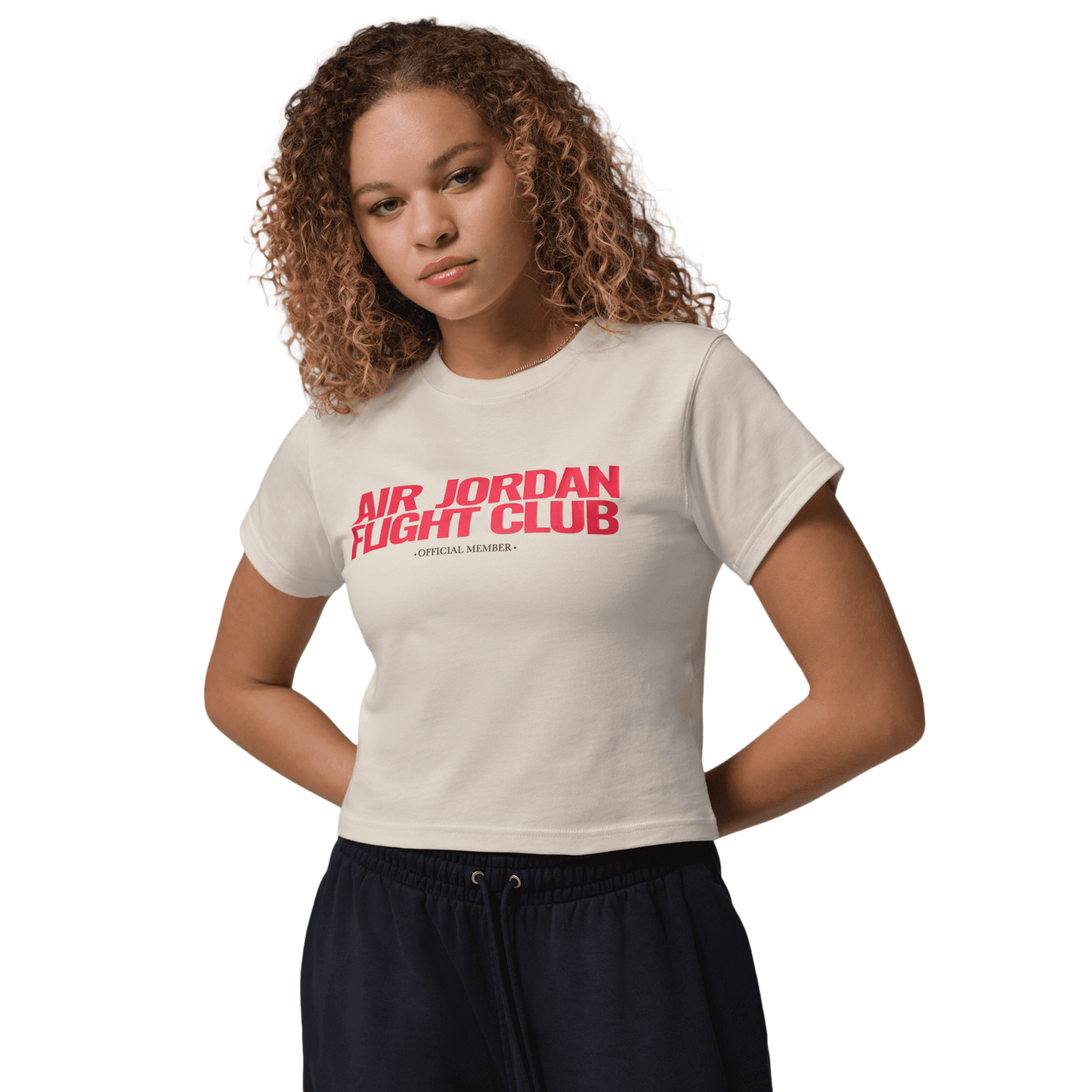 Jordan Flight Club SHGF Graphic T-Shirt - Women's - Pale Ivory/Pale Ivory