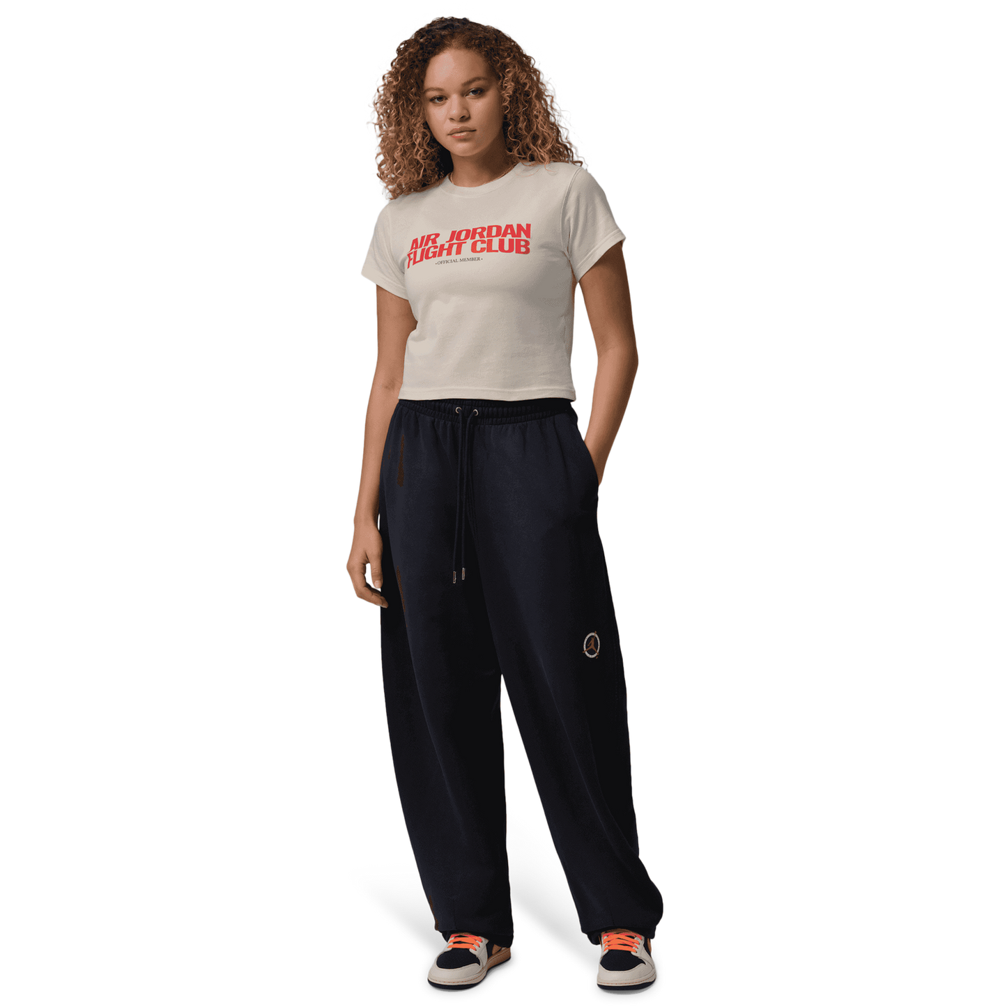 Jordan Flight Club SHGF Graphic T-Shirt - Women's - Pale Ivory/Pale Ivory