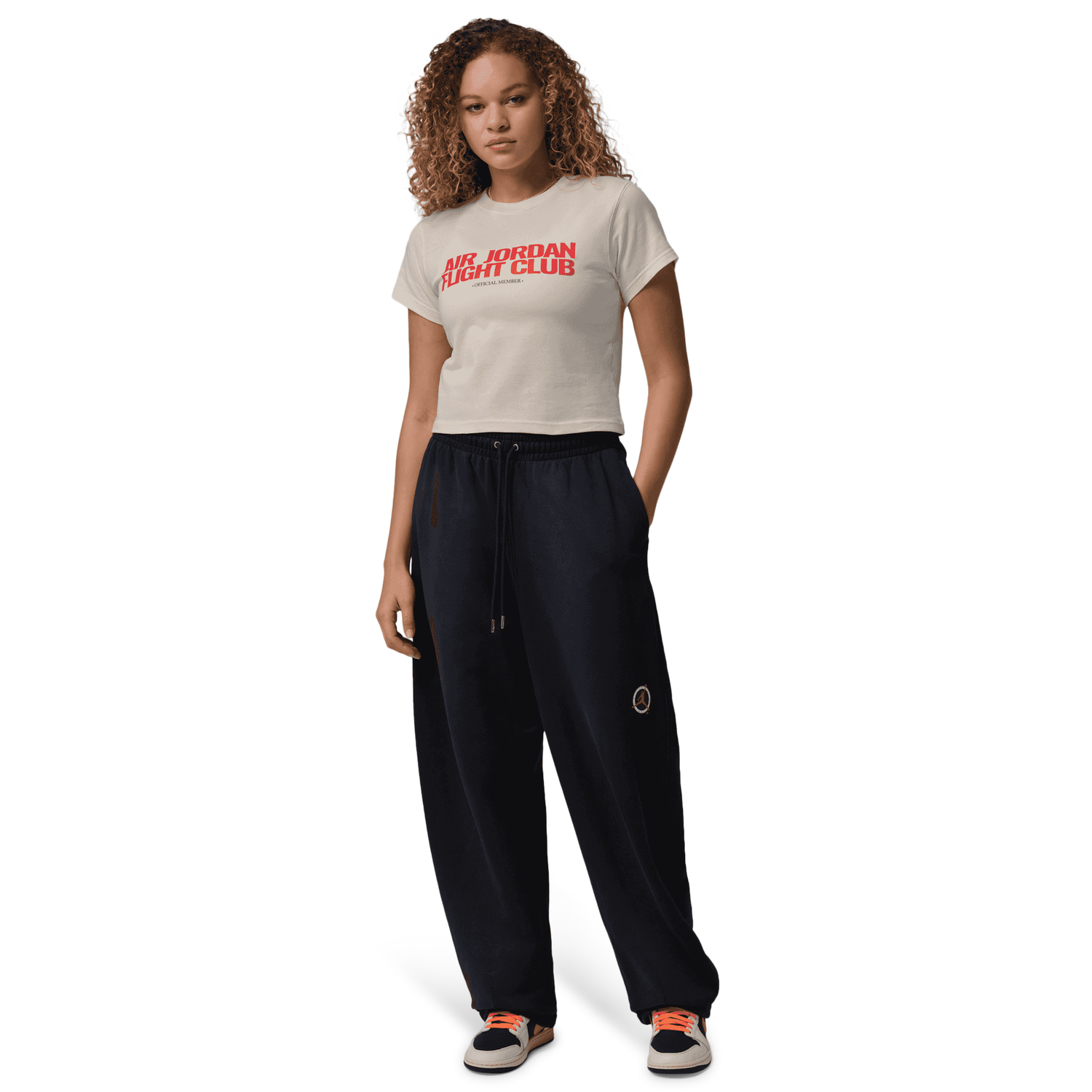 Jordan Flight Club SHGF Graphic T-Shirt - Women's - Pale Ivory/Pale Ivory