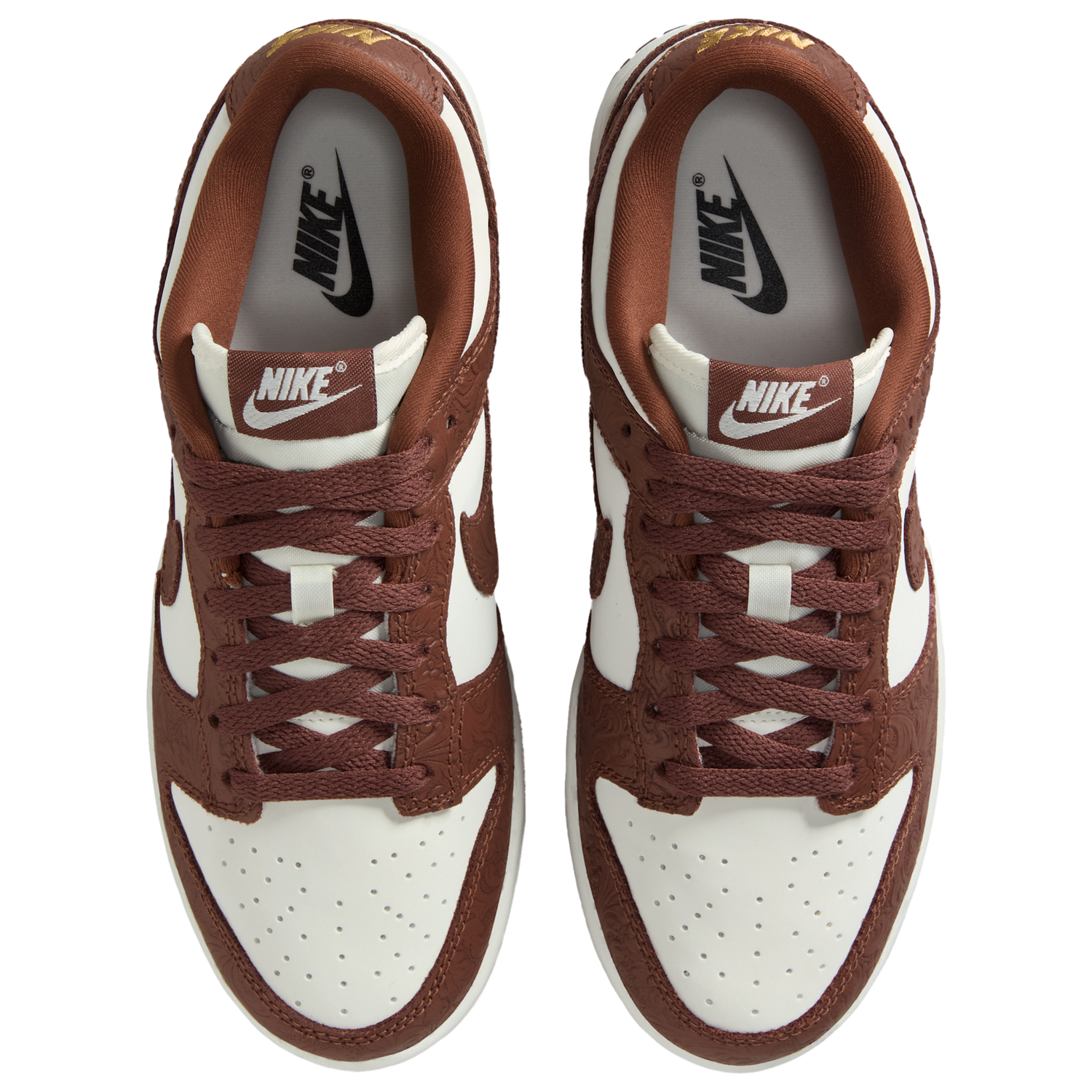Nike Dunk Low - Women's - Sail/Sail/Fauna Brown