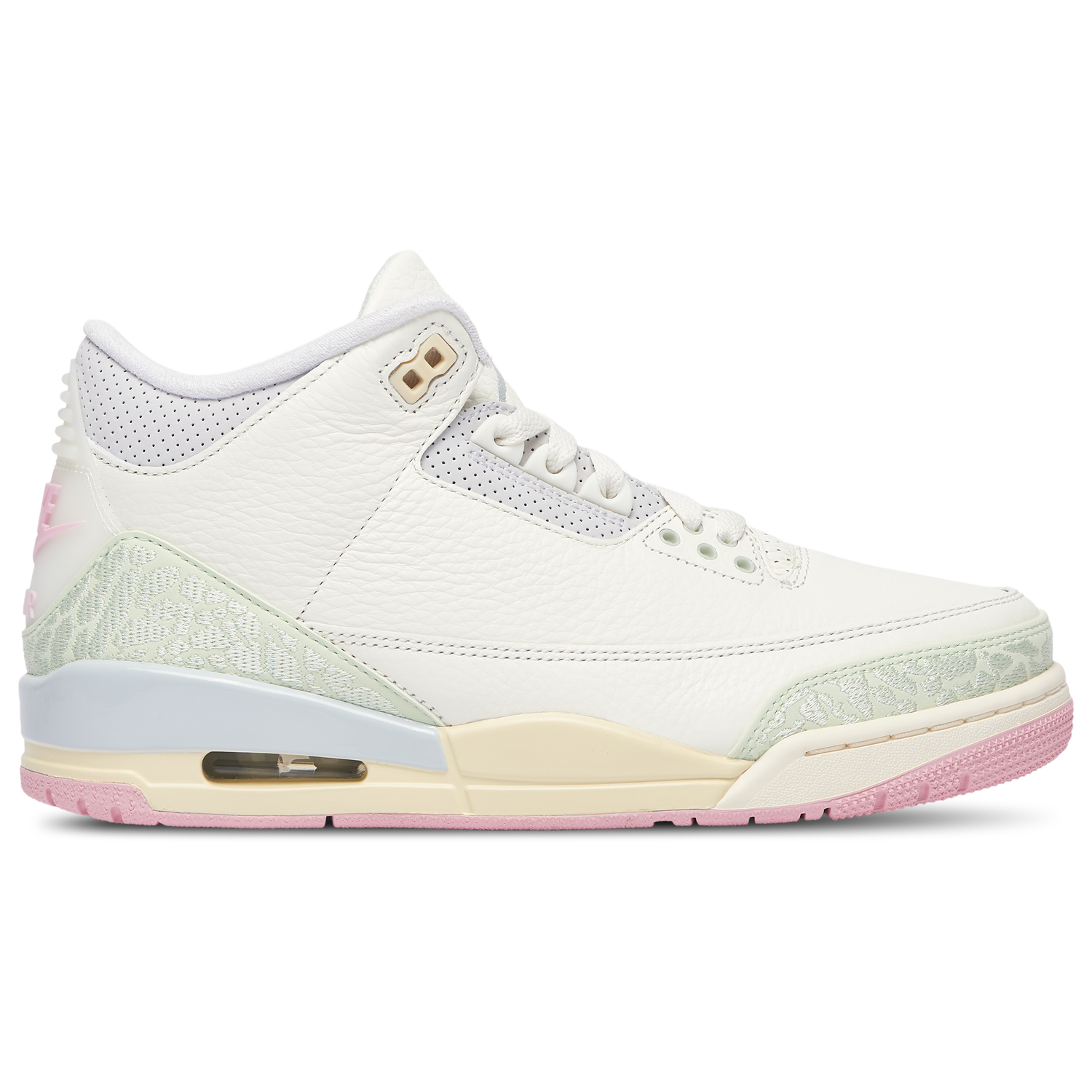 Jordan Air Jordan 3 Retro  - Men's - Sail/Jade Aura/Yellow
