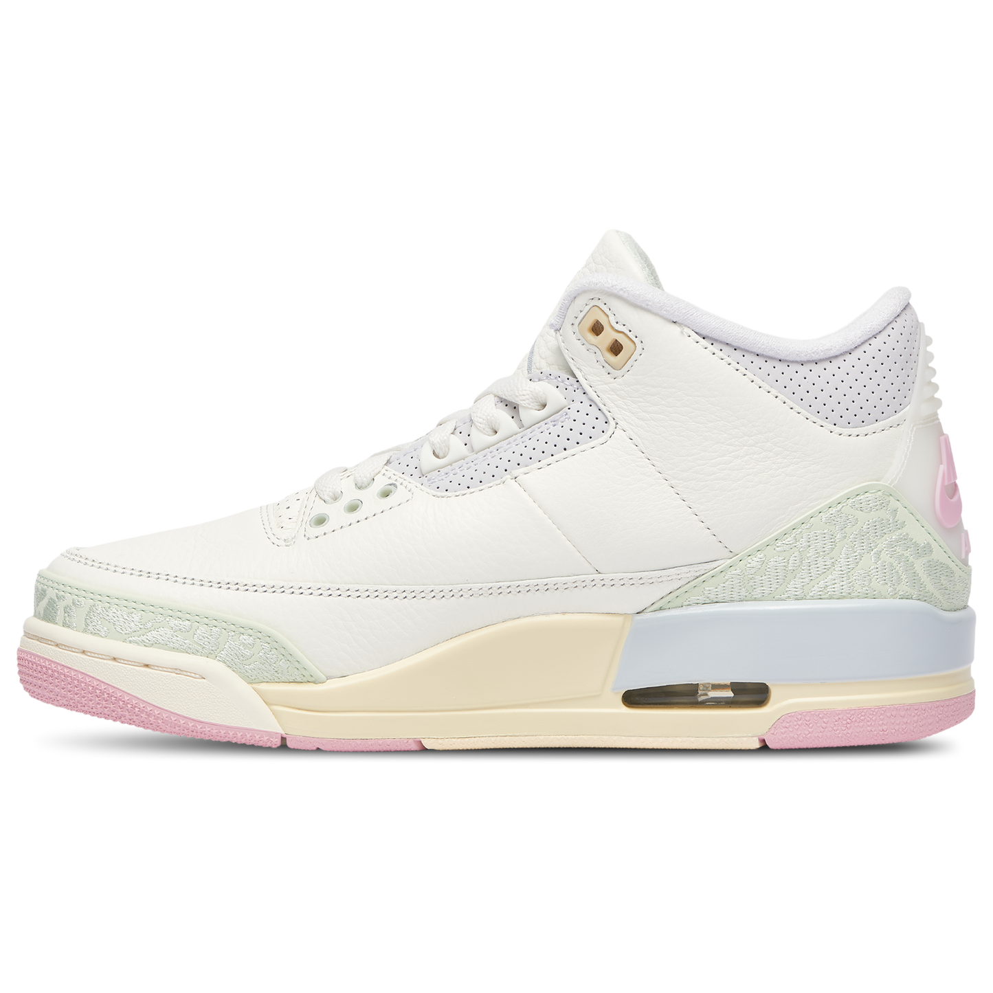 Jordan Air Jordan 3 Retro  - Men's - Sail/Jade Aura/Yellow