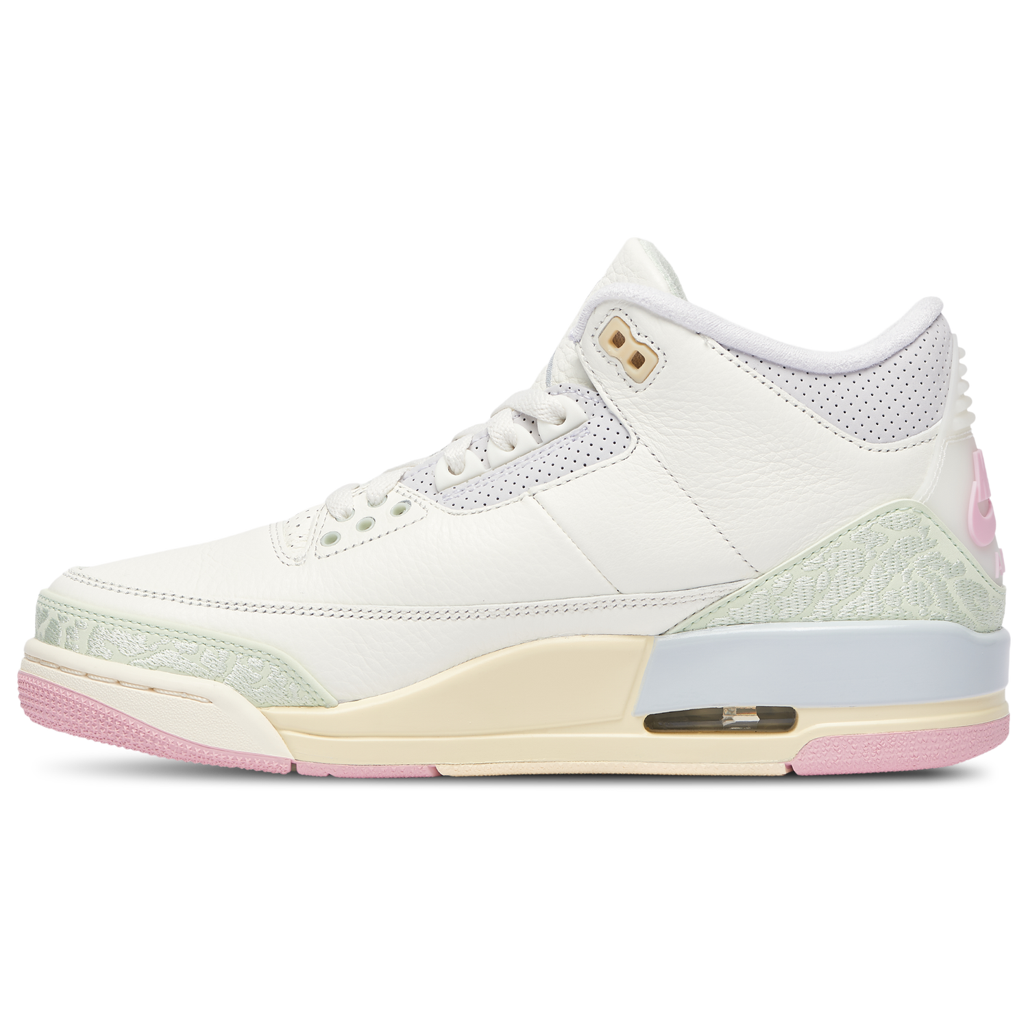 Jordan Air Jordan 3 Retro  - Men's - Sail/Jade Aura/Yellow