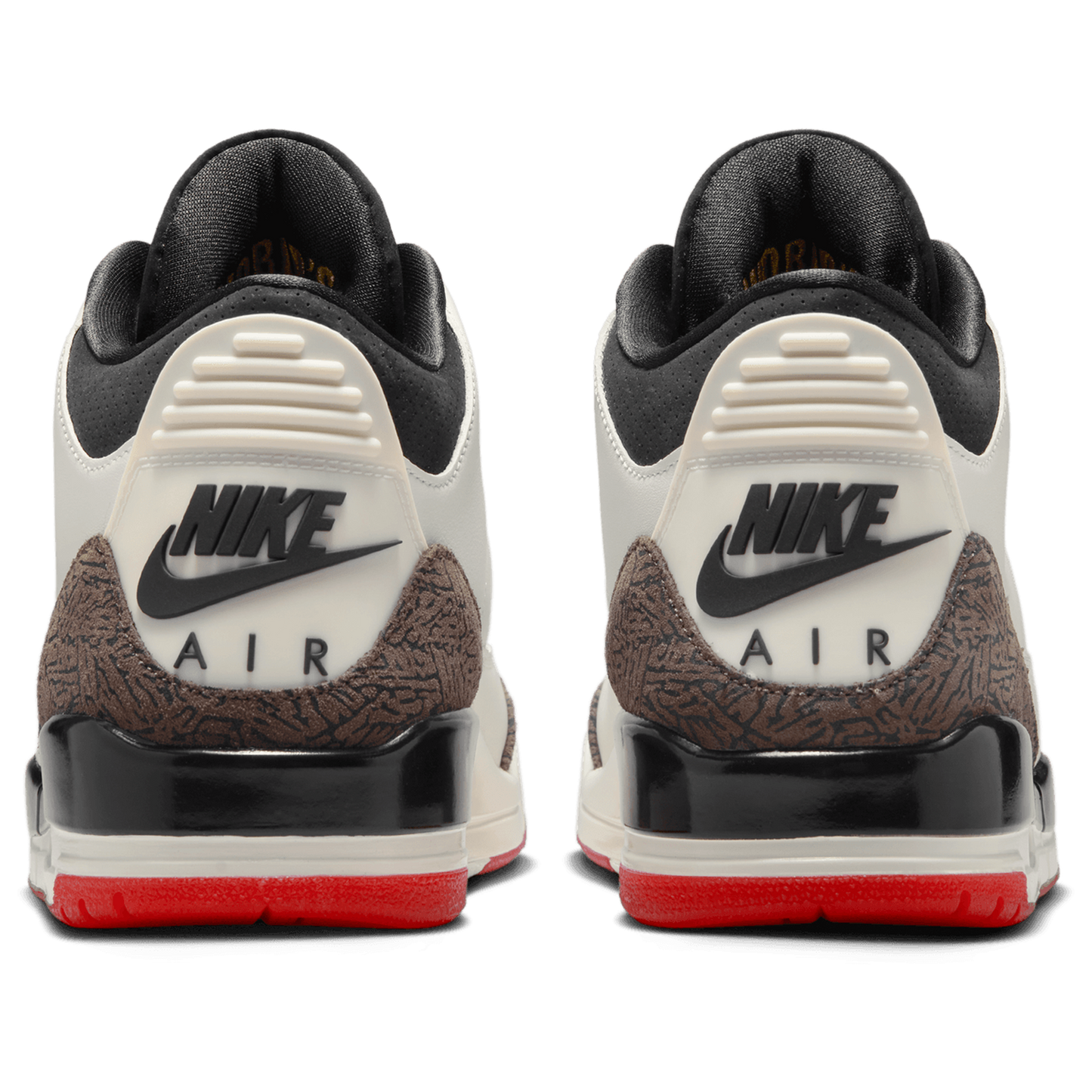 Jordan AJ Retro 3 OG - Men's - White/Black/Red