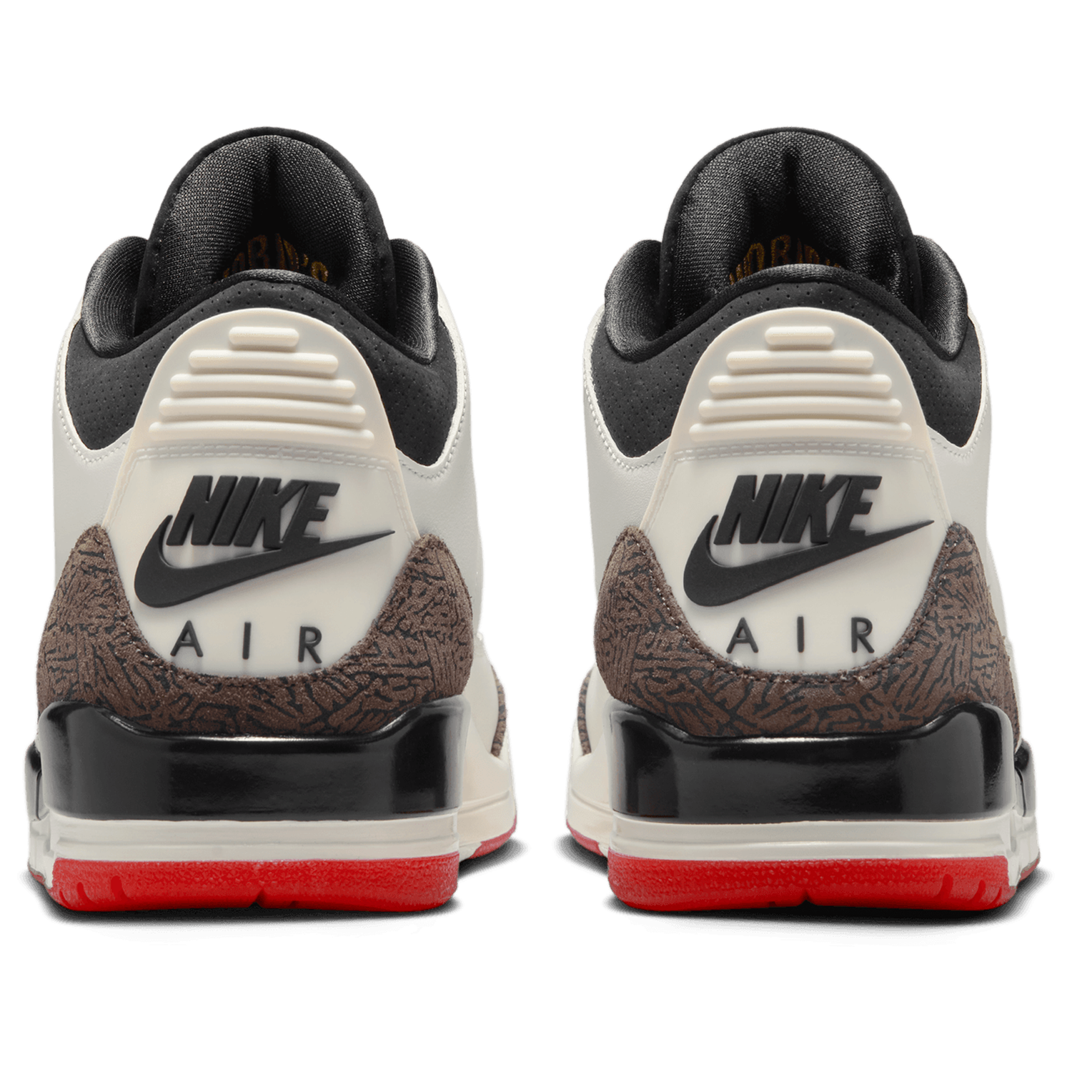Jordan AJ Retro 3 OG - Men's - White/Black/Red