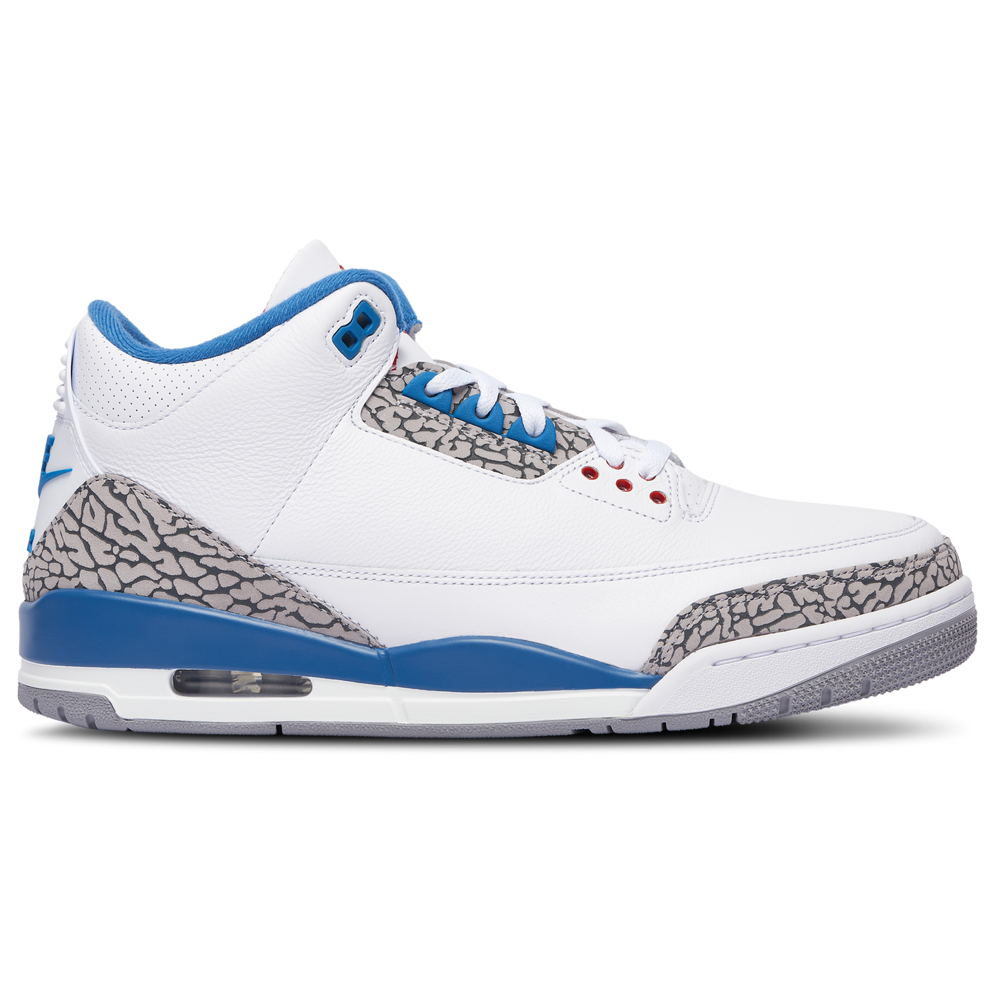 Jordan Retro 3 - Men's - White/Blue