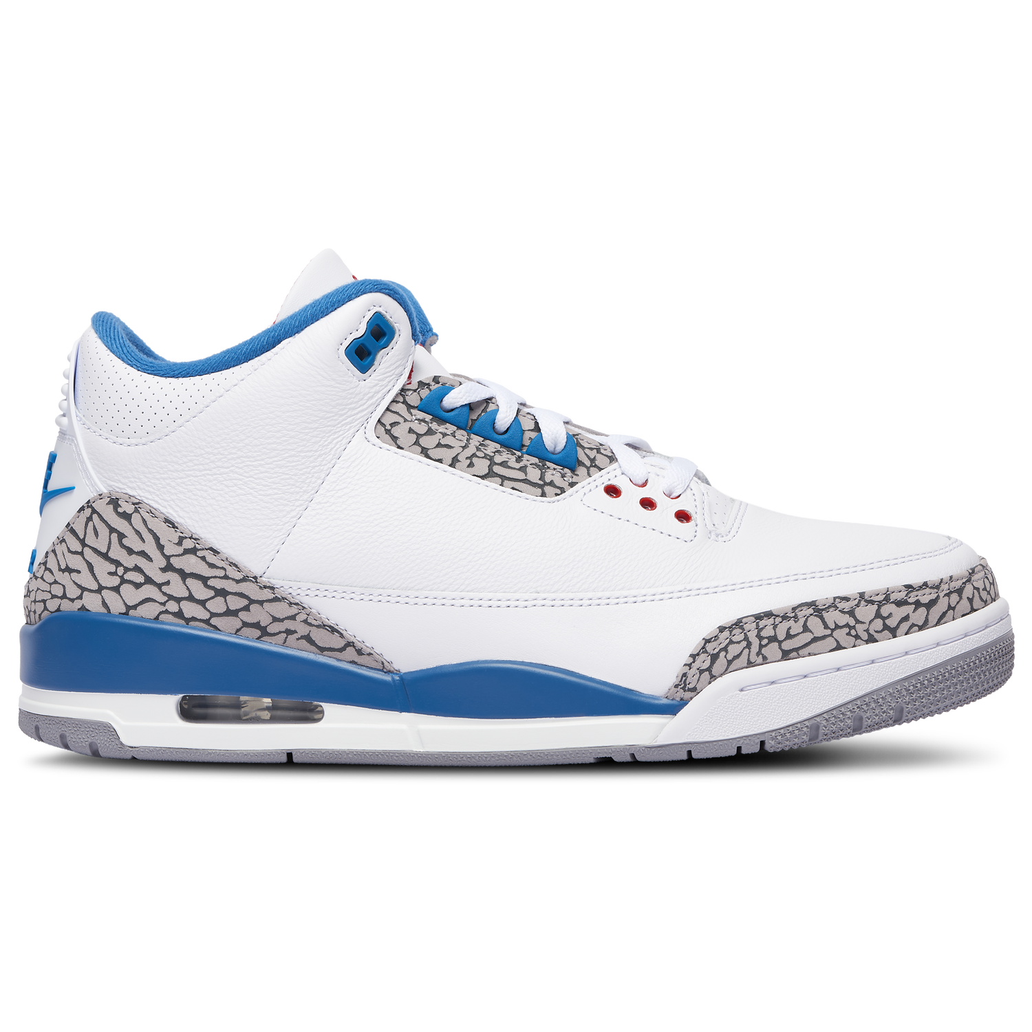 Jordan Retro 3 - Men's - White/Blue