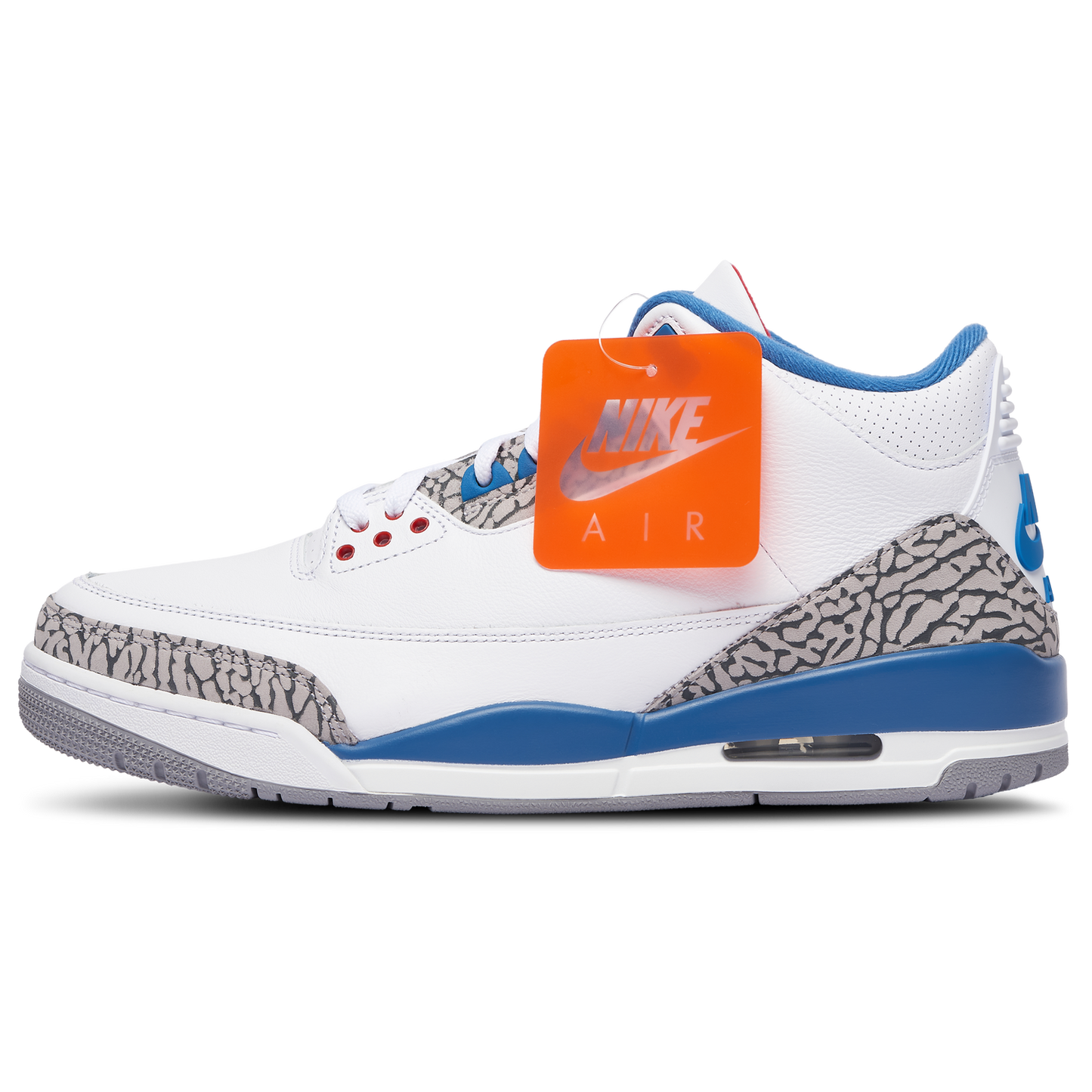 Jordan Retro 3 - Men's - White/Blue