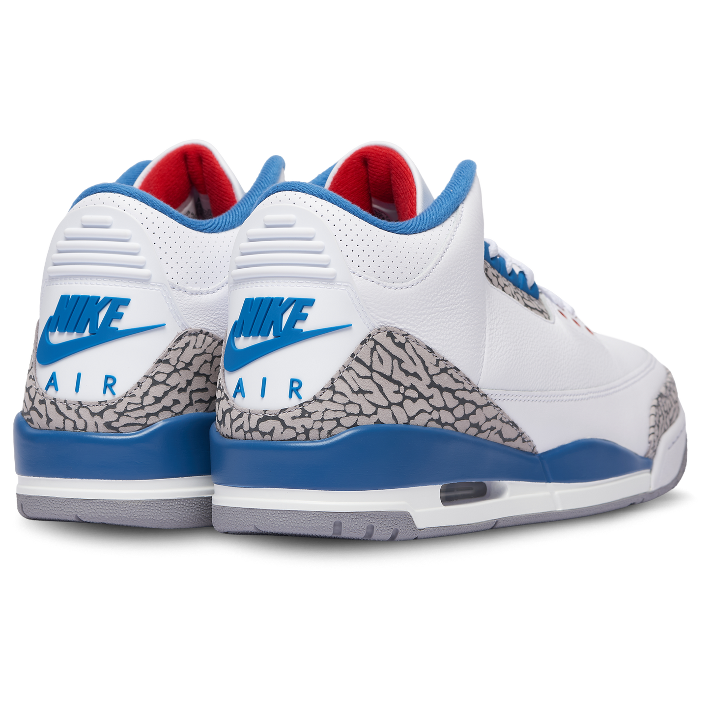 Jordan Retro 3 - Men's - White/Blue