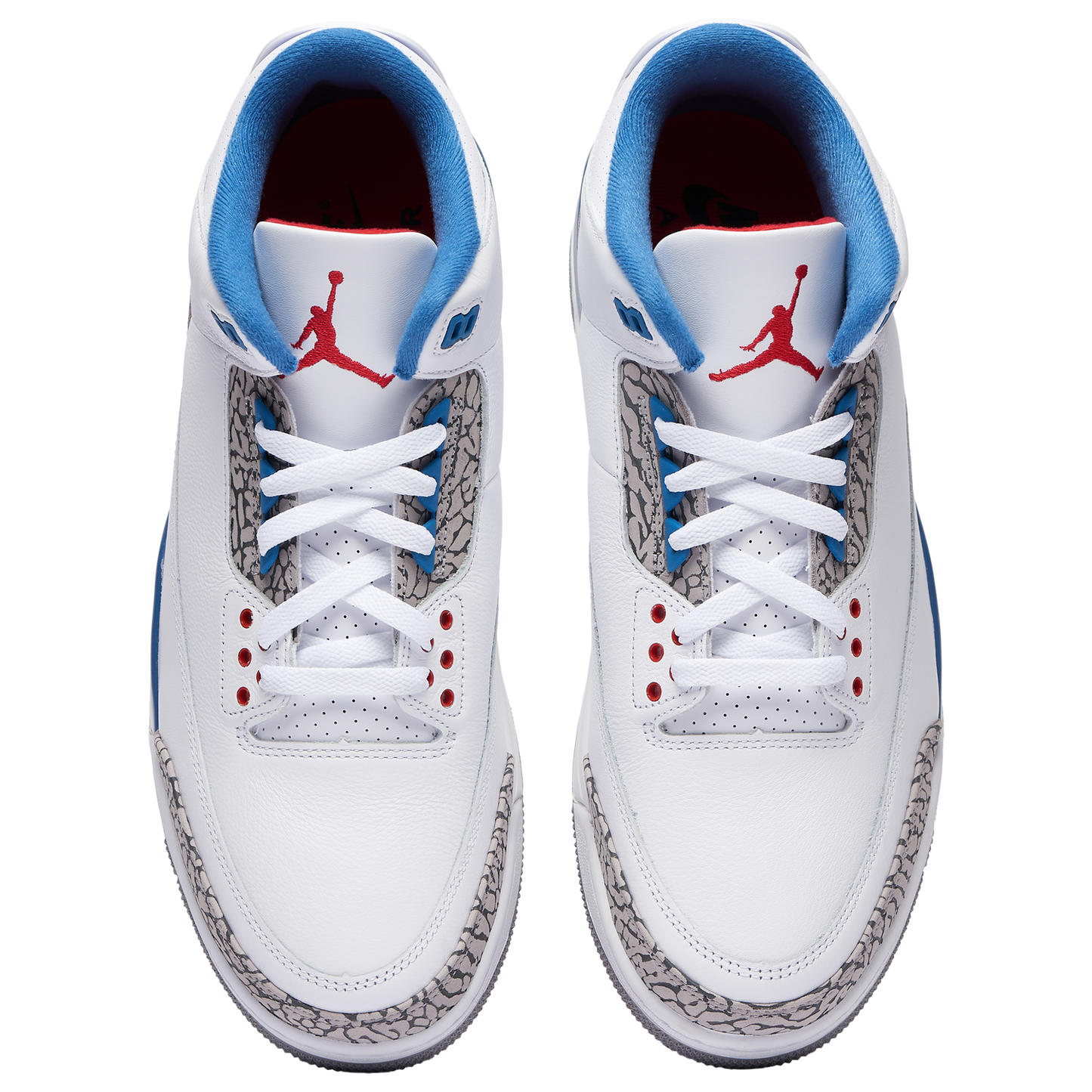 Jordan Retro 3 - Men's - White/Blue