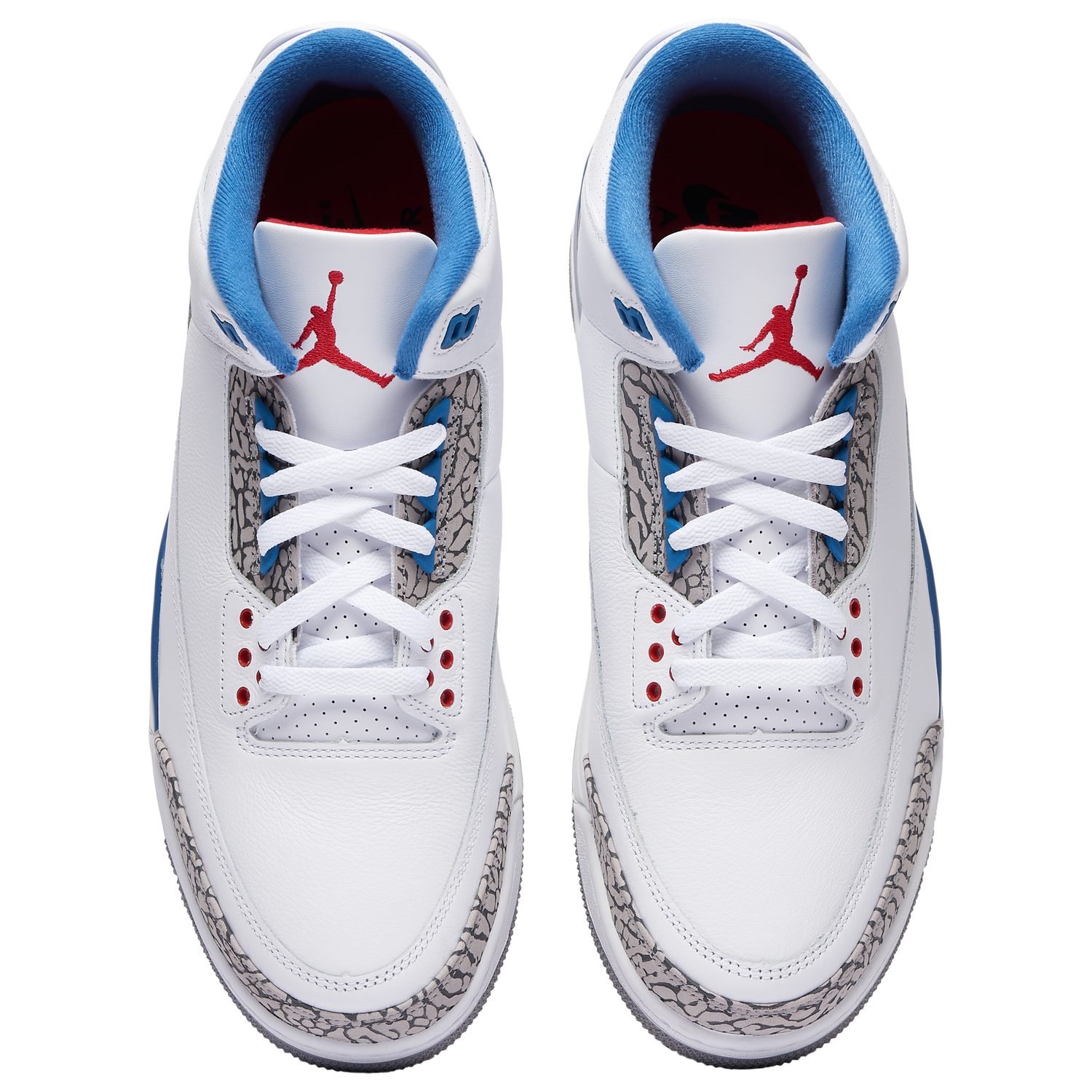 Jordan Retro 3 - Men's - White/Blue