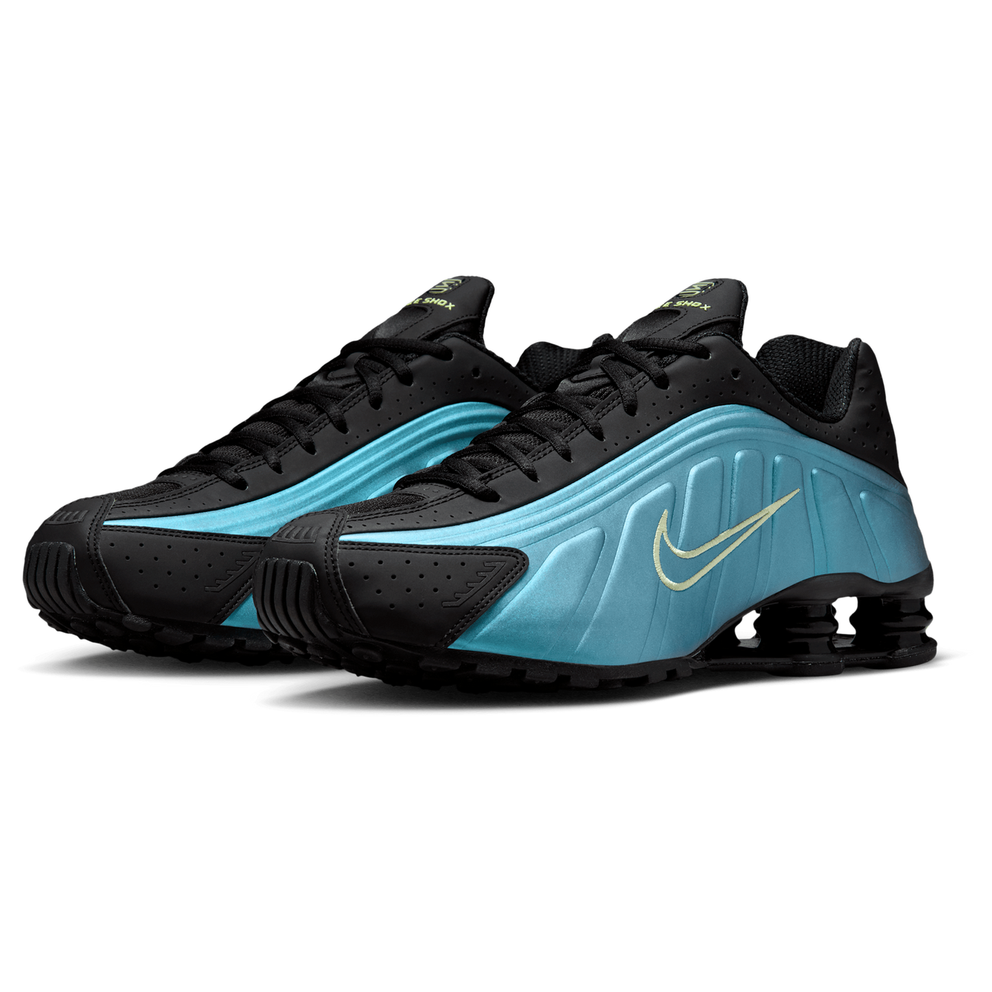 Nike Shox R4 - Men's - Lt Liquid Lime/Pencil Point/Sapphire