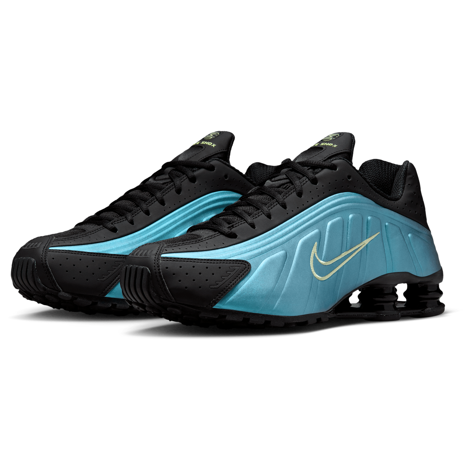 Nike Shox R4 - Men's - Lt Liquid Lime/Pencil Point/Sapphire