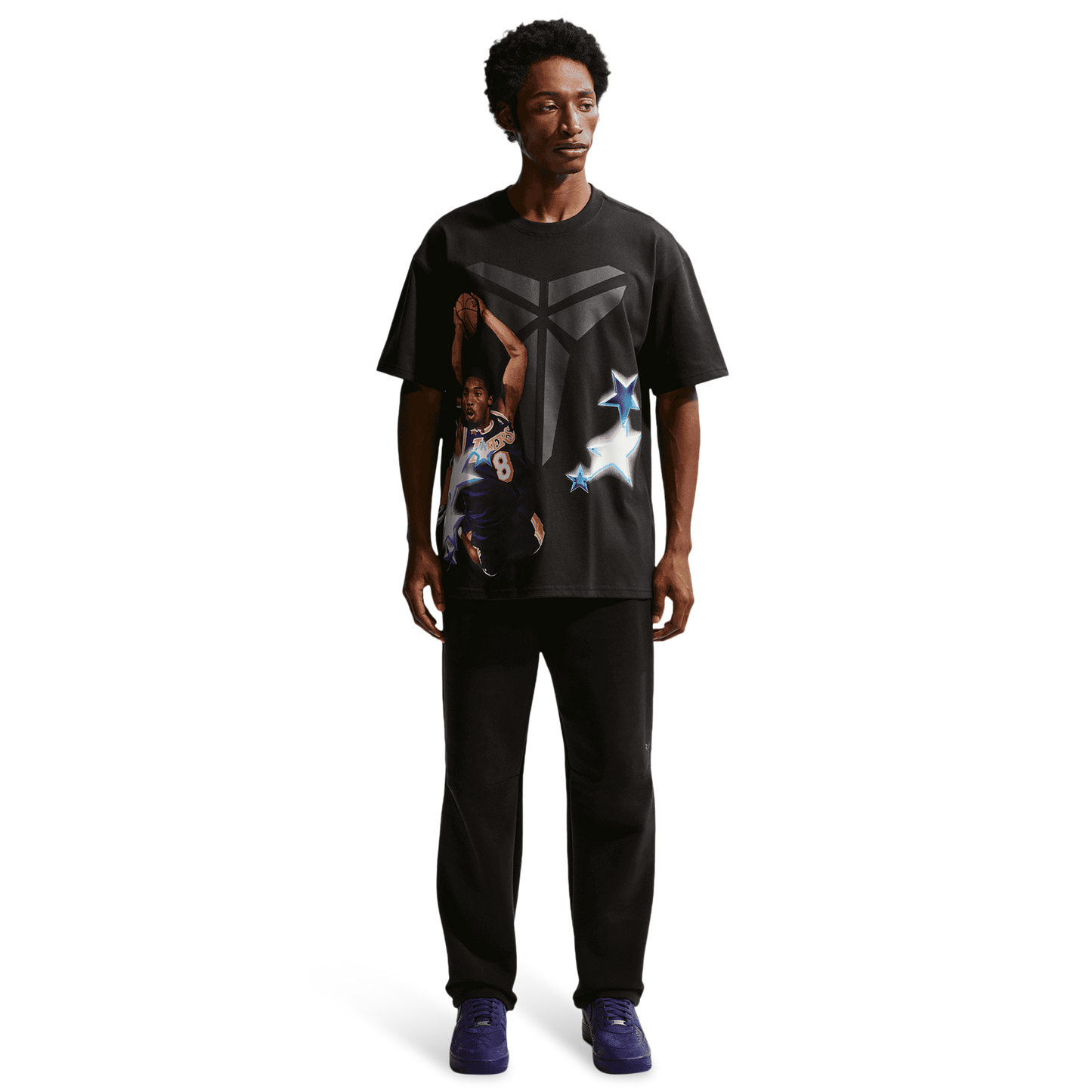 Nike Kobe Dri-FIT M90 All Star Weekend T-Shirt - Men's - Gray/Purple/Black