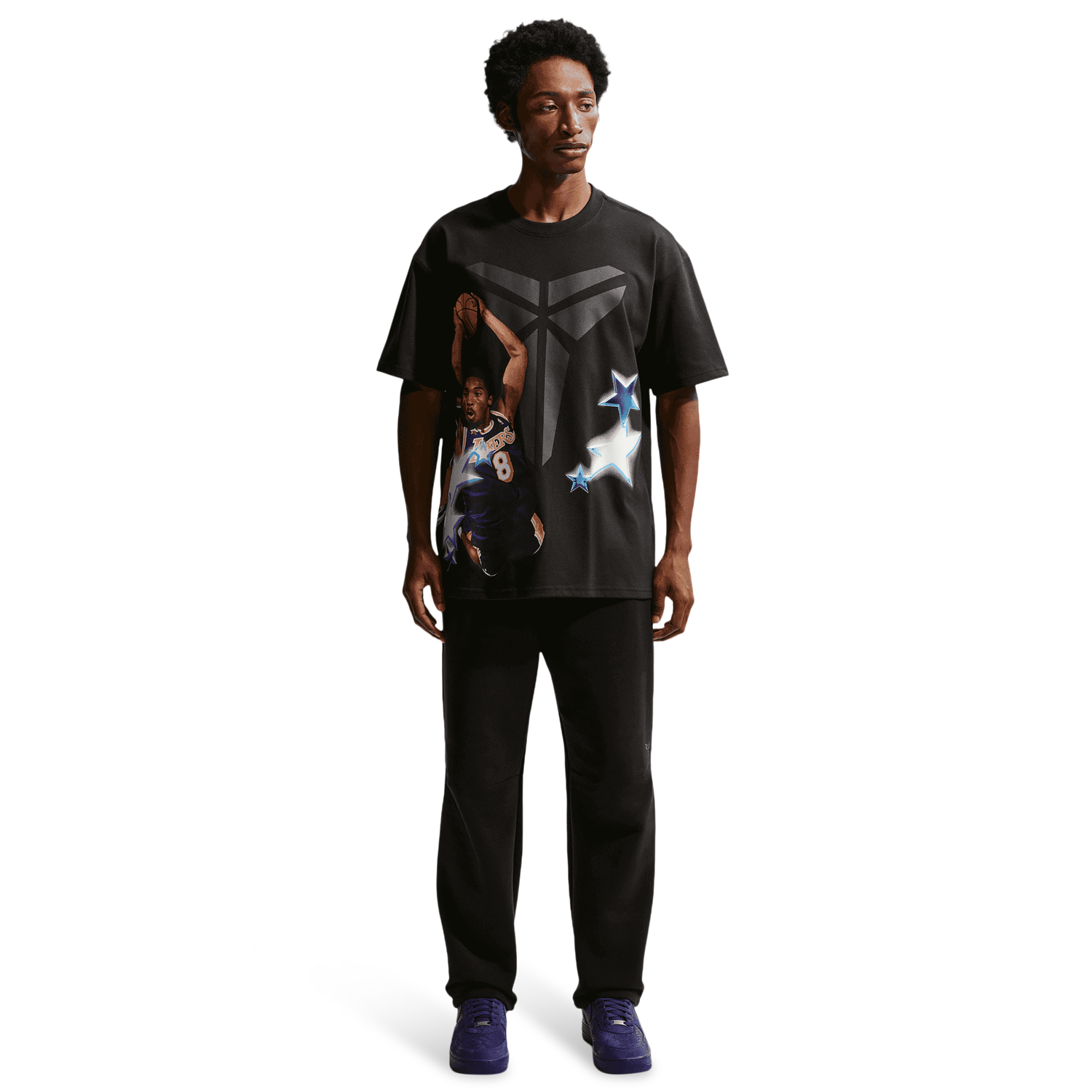 Nike Kobe Dri-FIT M90 All Star Weekend T-Shirt - Men's - Gray/Purple/Black