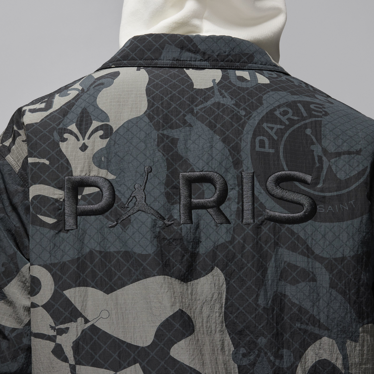 Jordan PSG Jacket - Men's - Black/Grey