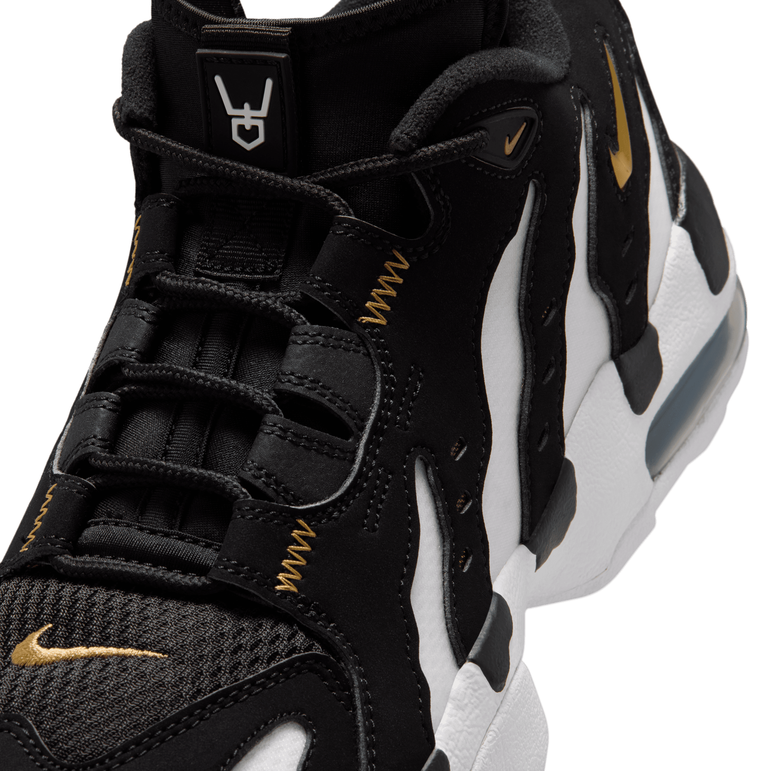 Nike Air DT Max '96 Low - Men's - Black/Metallic Gold/White
