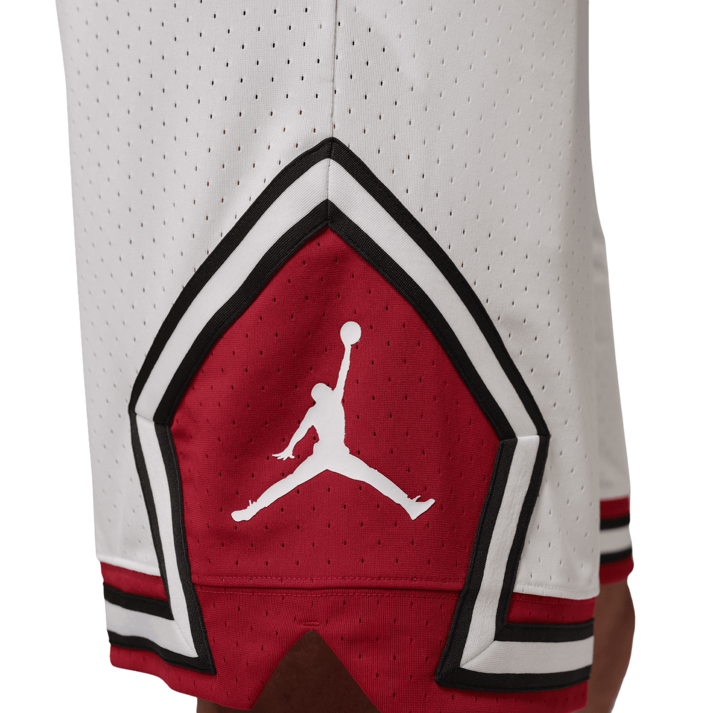 Jordan Dri-FIT SPT 9" Diamond Shorts - Men's - White/Gym Red