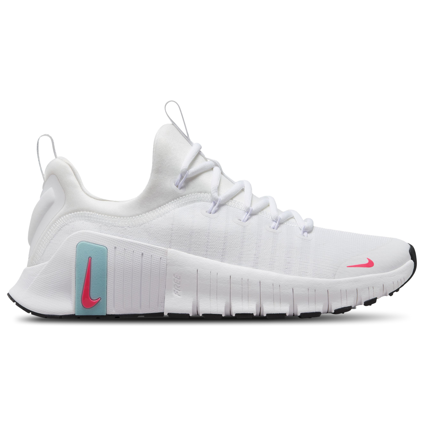 Nike Metcon 6 - Women's - White/Hot Punch/Denim Turquoise