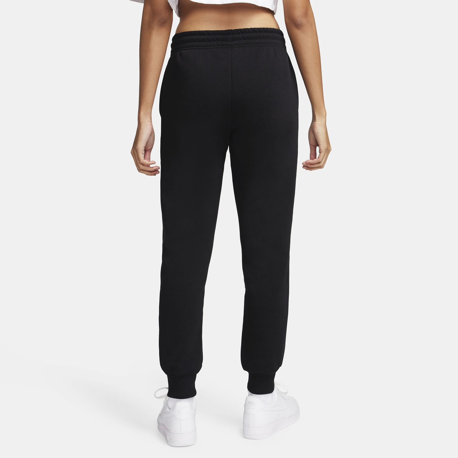 Nike NSW Phoenix Fleece MR Pants - Women's - Black/Sail