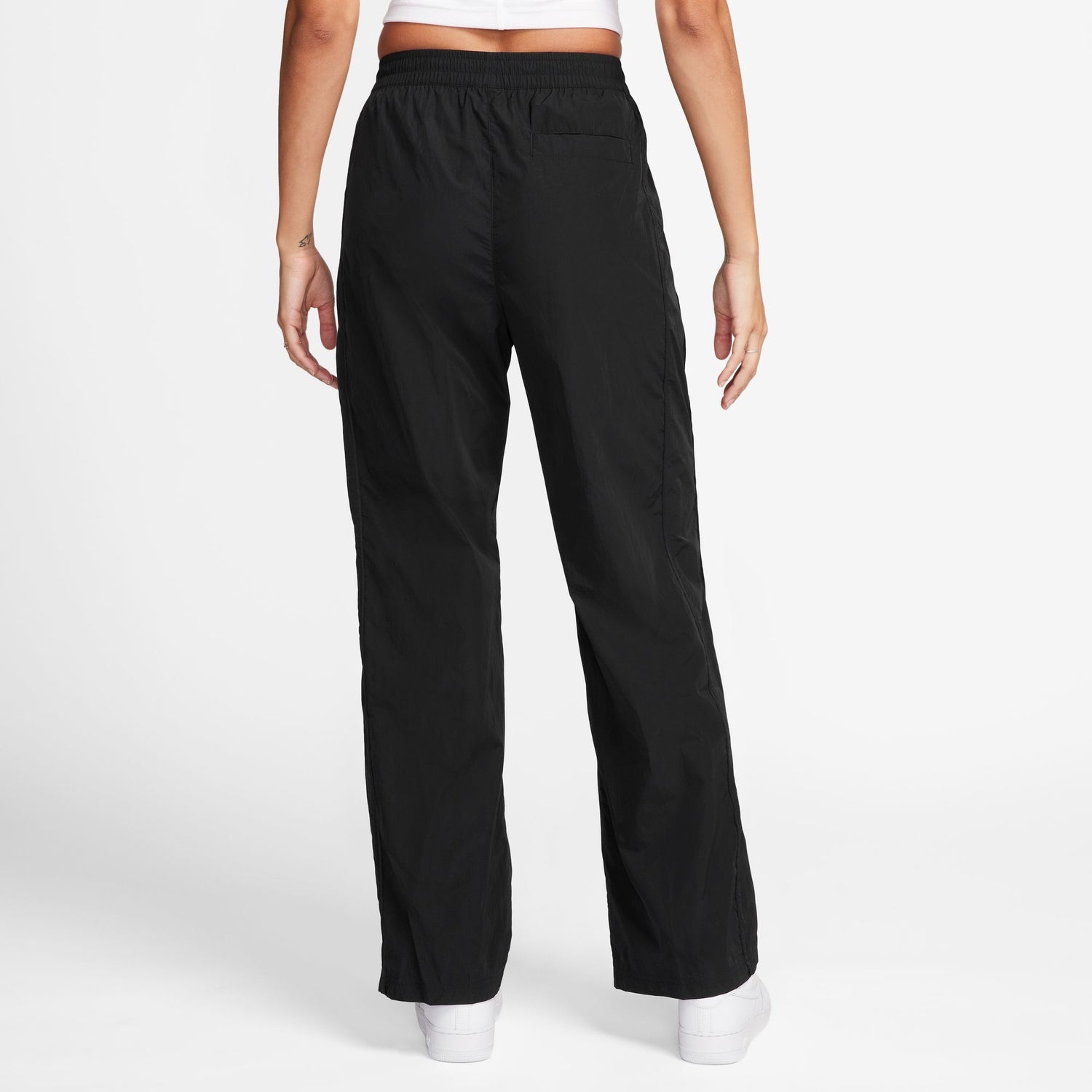 Nike Windrunner Woven HR OH Pants - Women's - Black/White