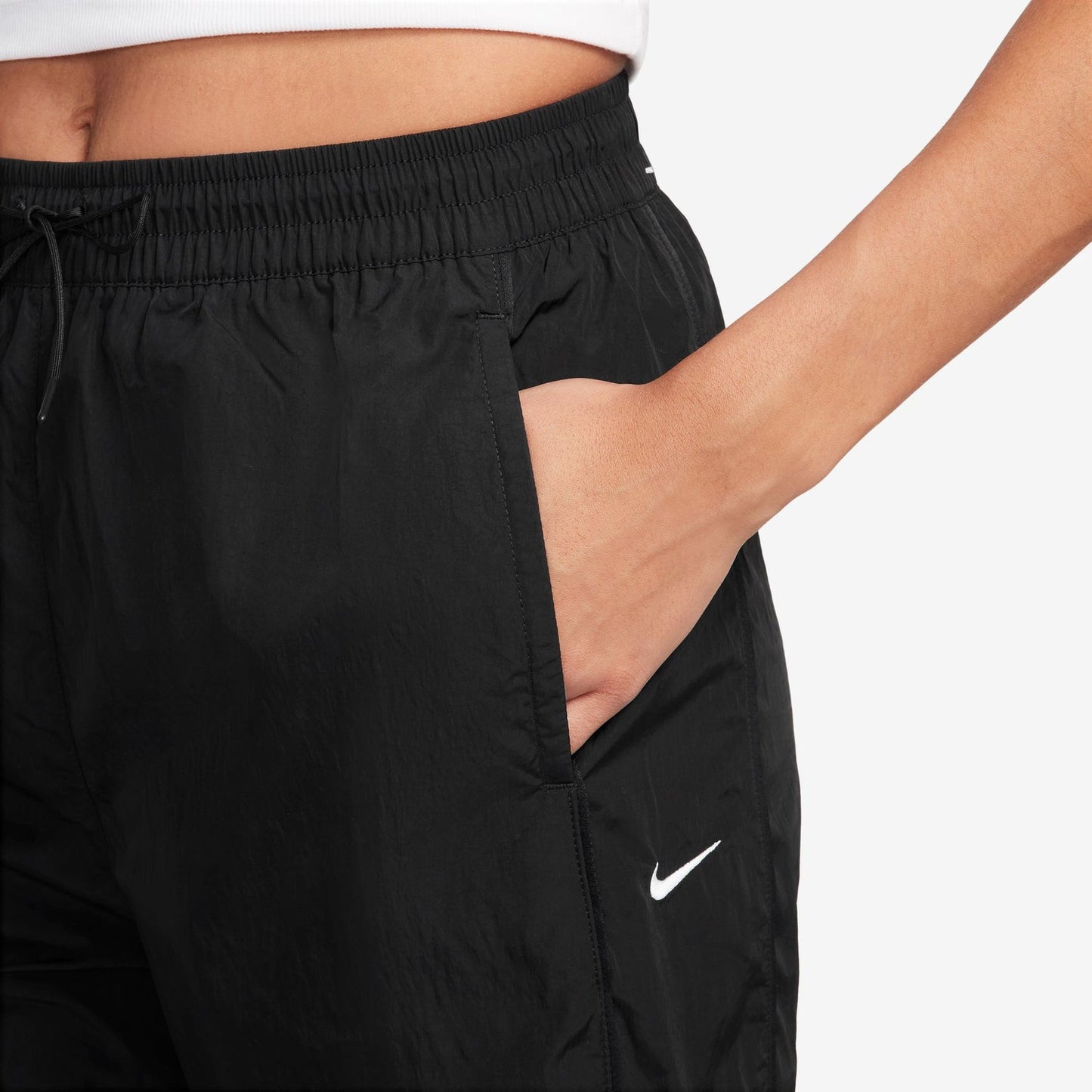 Nike Windrunner Woven HR OH Pants - Women's - Black/White