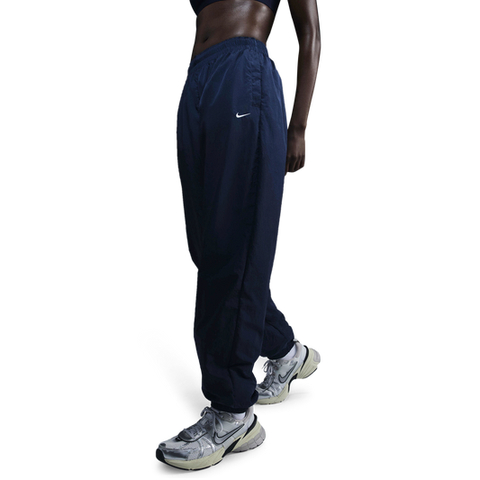 Nike Essential Woven Mid Rise Joggers - Women's - Armory Navy/White