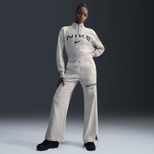 Nike NSW Phoenix Fleece HR Logo Pants - Women's - Lt Orewood Brown