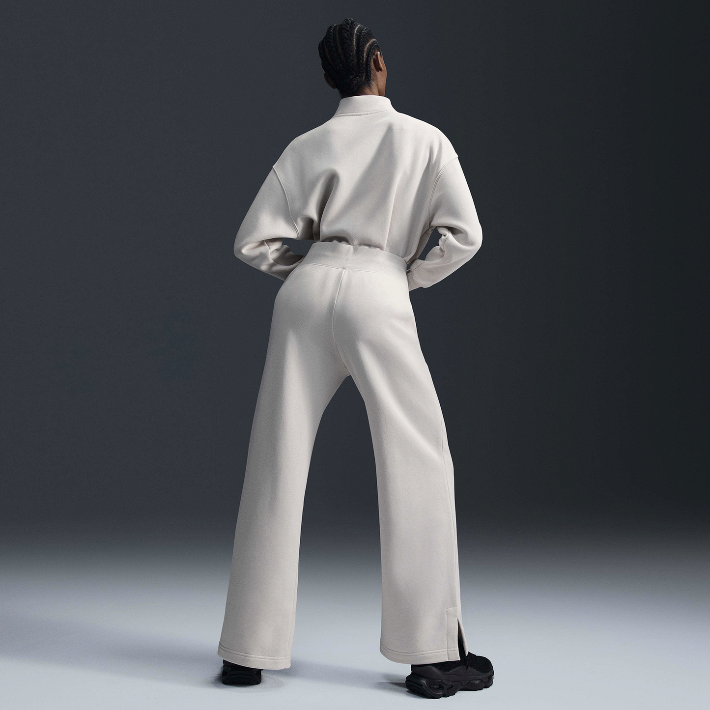 Nike NSW Phoenix Fleece HR Logo Pants - Women's - Lt Orewood Brown