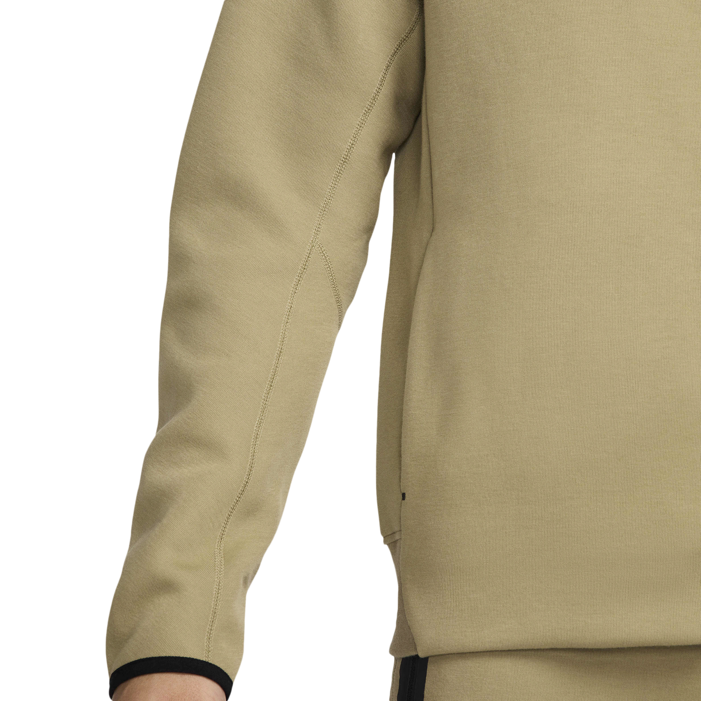 Nike Tech Fleece Bomber Jacket - Men's - Black/Neutral Olive