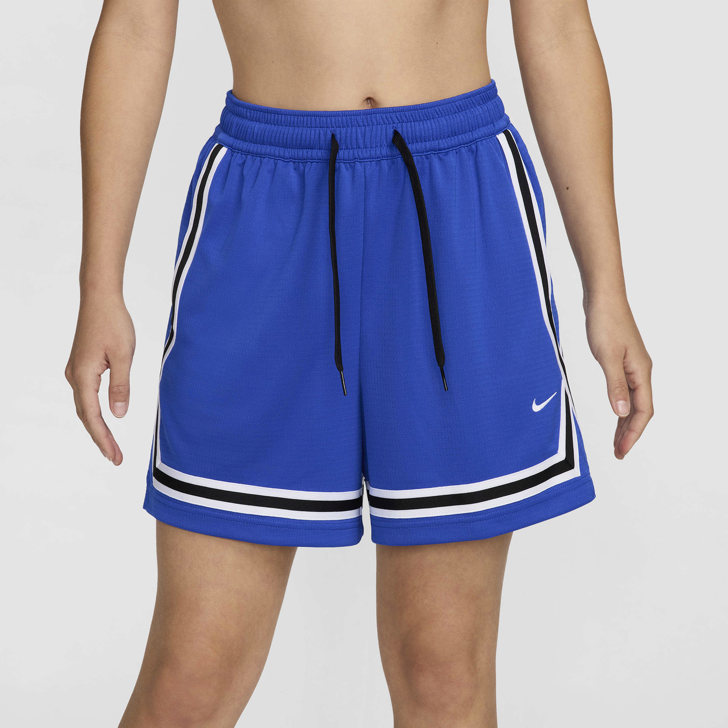 Nike Dri-FIT Crossover 5" Shorts - Women's - Hyper Royal/Black/White