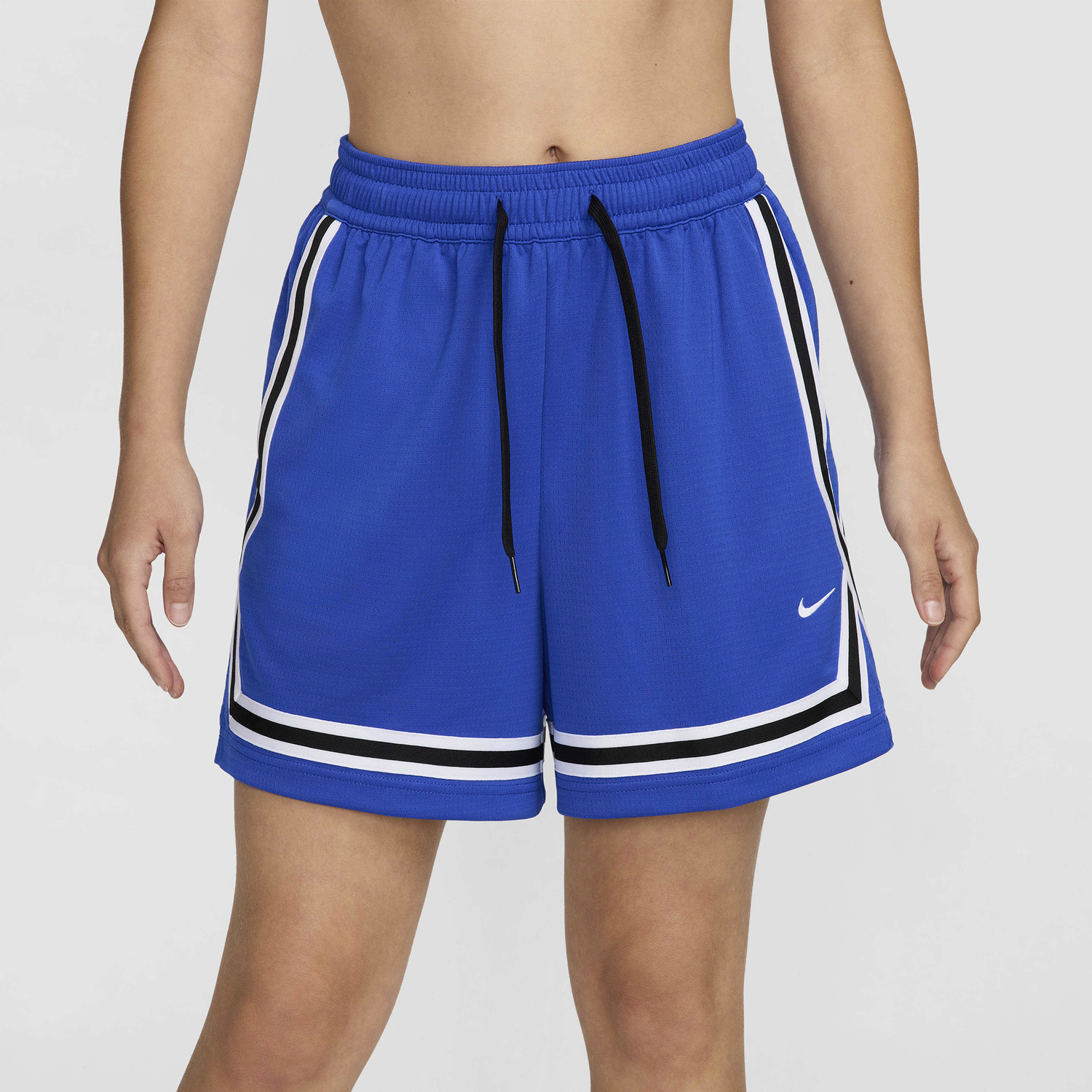 Nike Dri-FIT Crossover 5" Shorts - Women's - Hyper Royal/Black/White