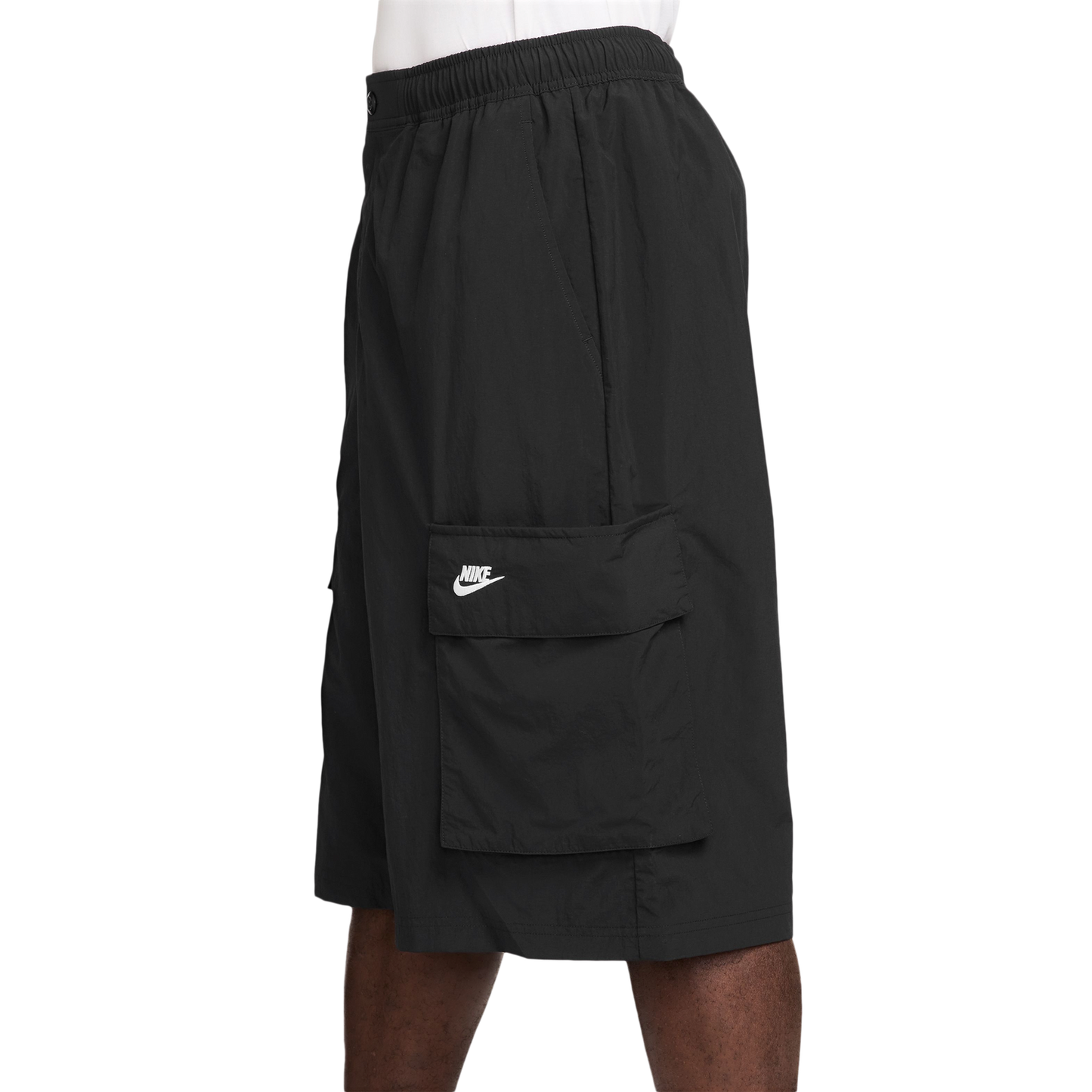 Nike Club Oversized Cargo Shorts - Men's - Black/White