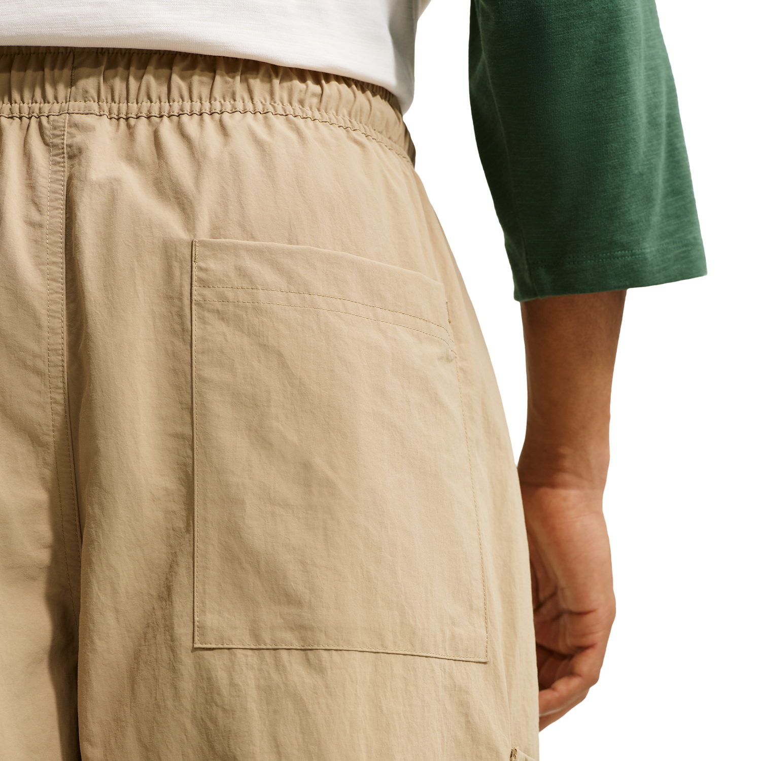 Nike Club Oversized Cargo Shorts - Men's - White/Beige