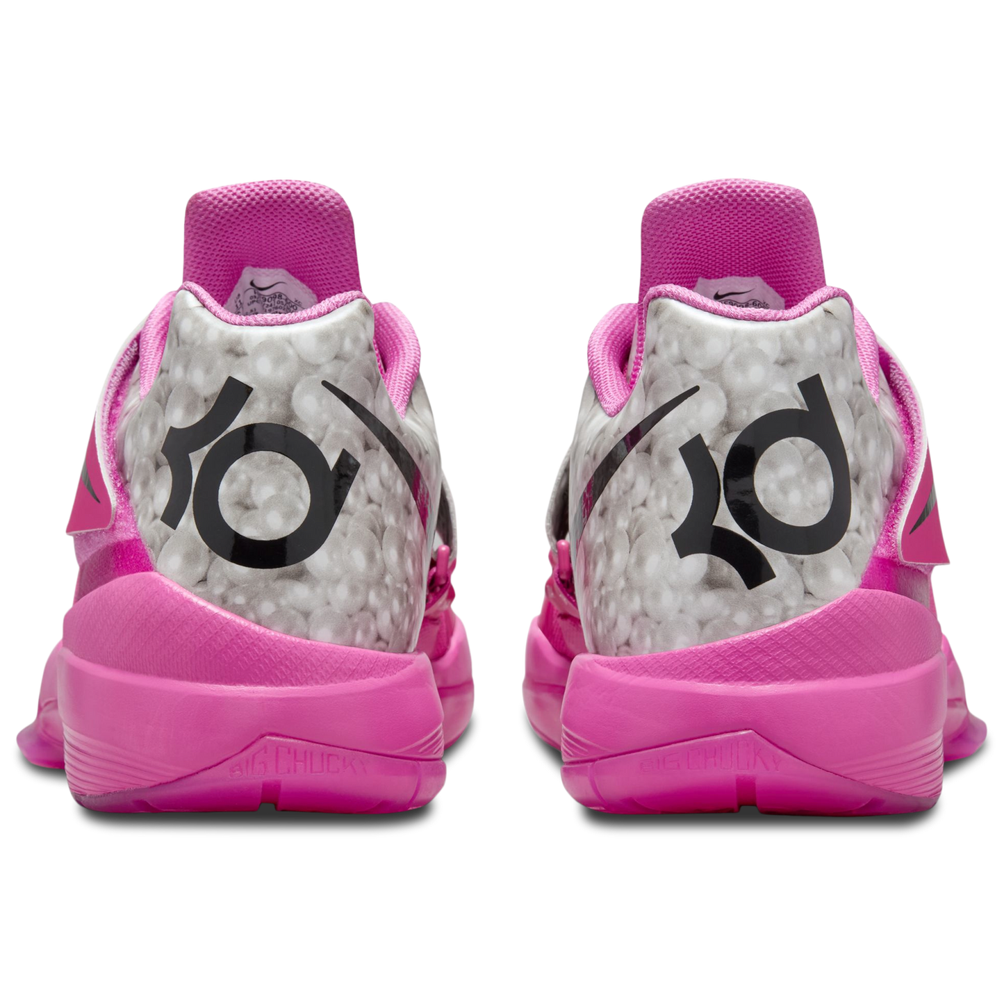 Nike KD IV - Men's - Pink Fire/Black/Metallic Silver
