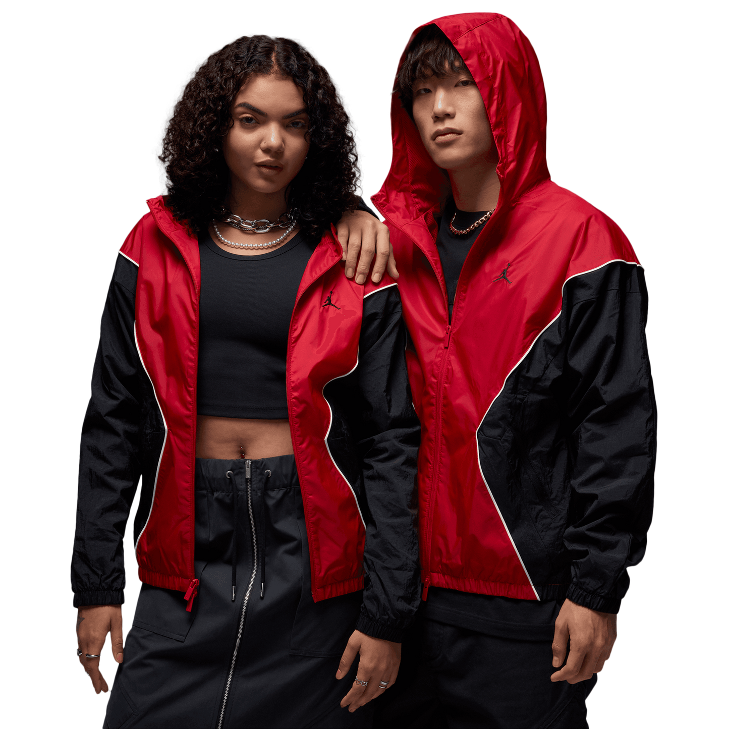 Jordan Essential Draft Jacket - Men's - Varsity Red/Black/Sail