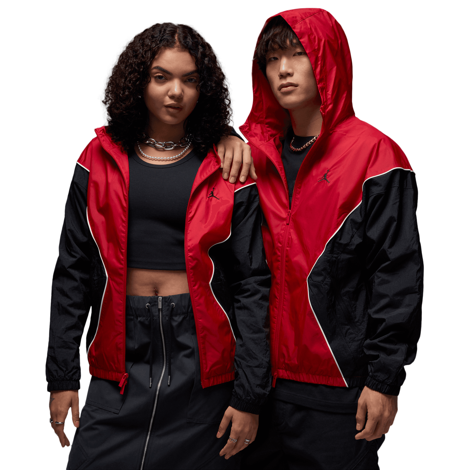 Jordan Essential Draft Jacket - Men's - Varsity Red/Black/Sail