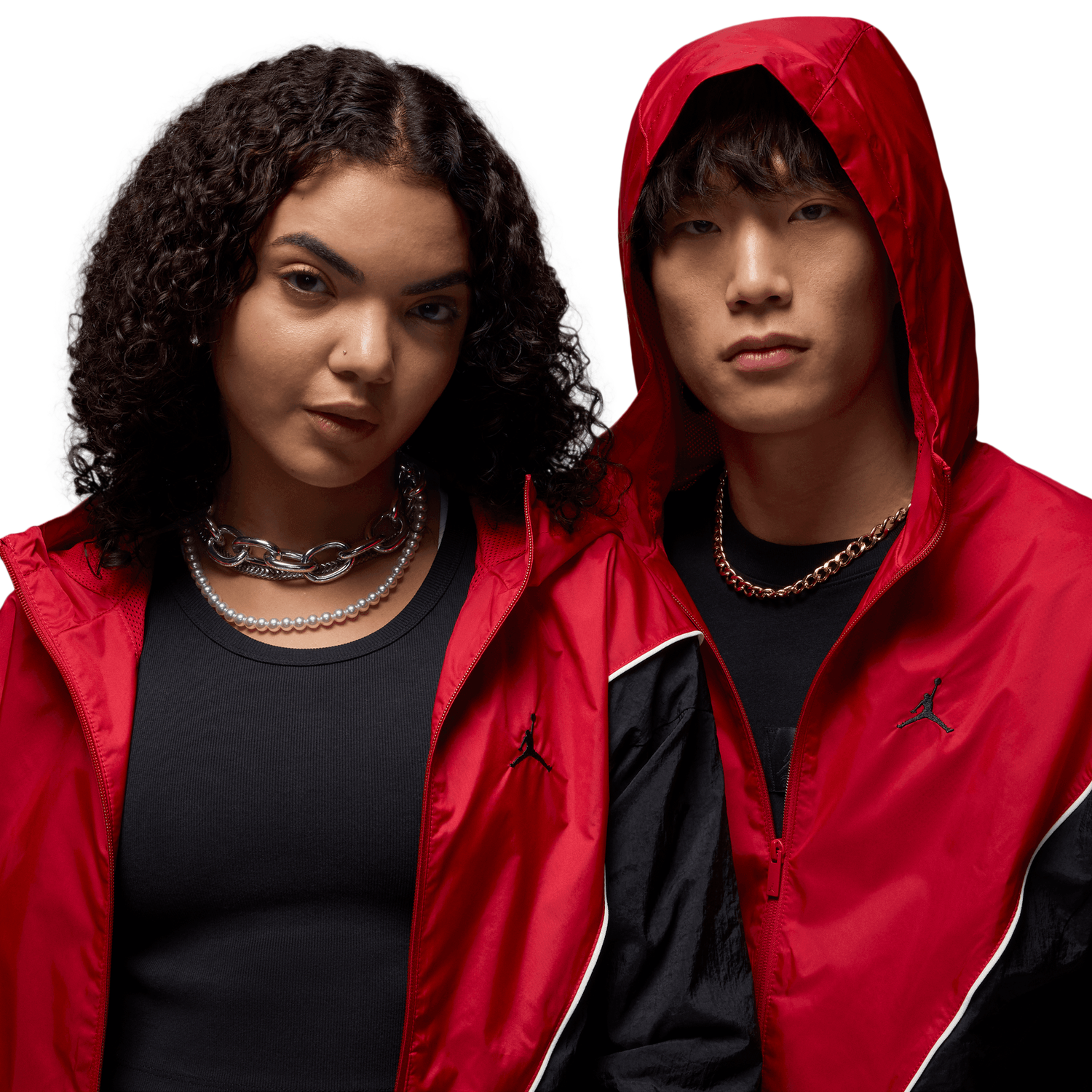 Jordan Essential Draft Jacket - Men's - Varsity Red/Black/Sail