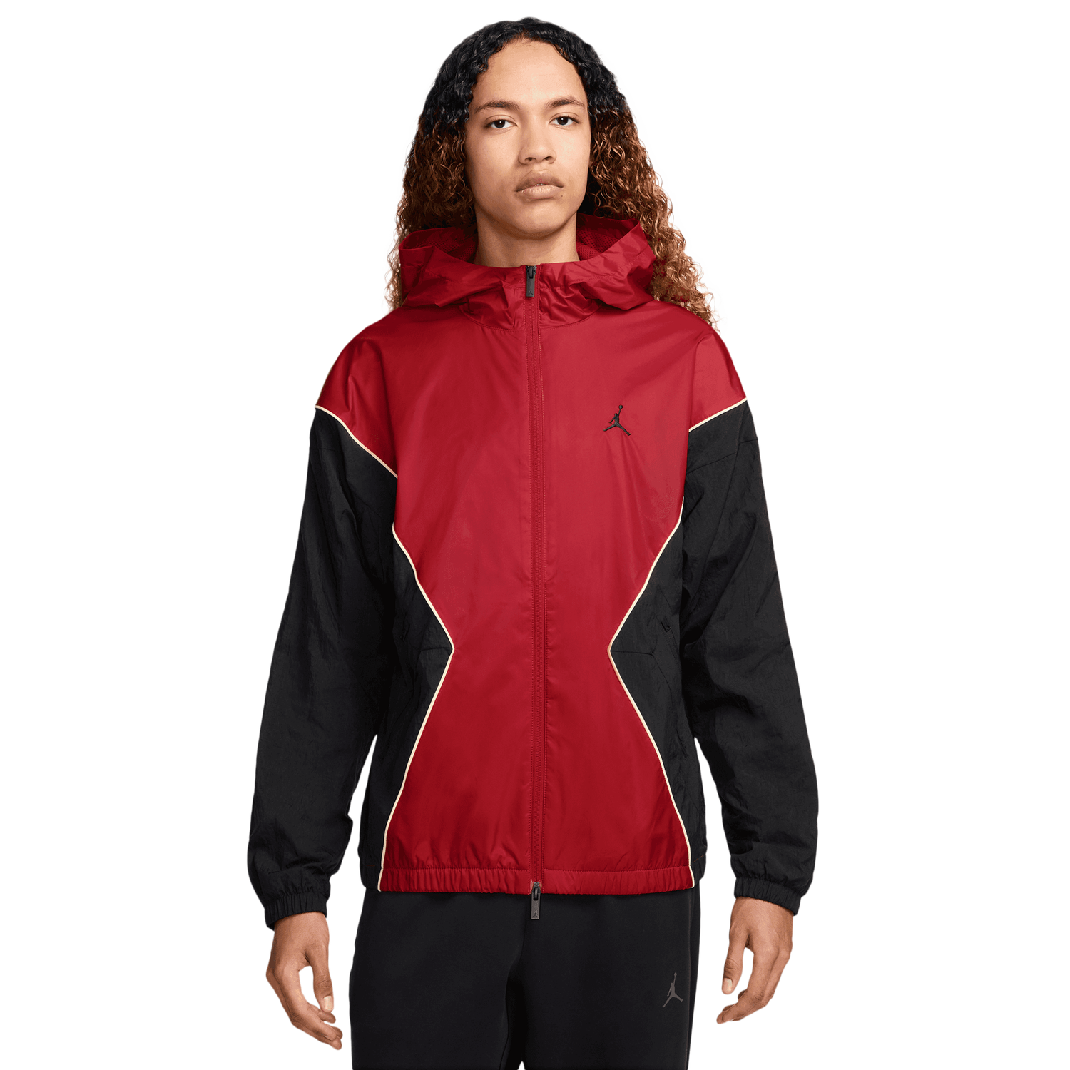 Jordan Essential Draft Jacket - Men's - Varsity Red/Black/Sail
