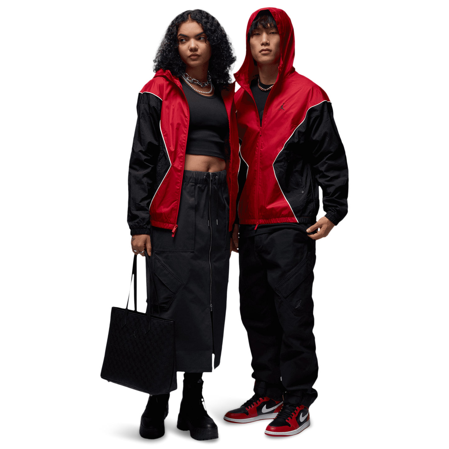 Jordan Essential Draft Jacket - Men's - Varsity Red/Black/Sail