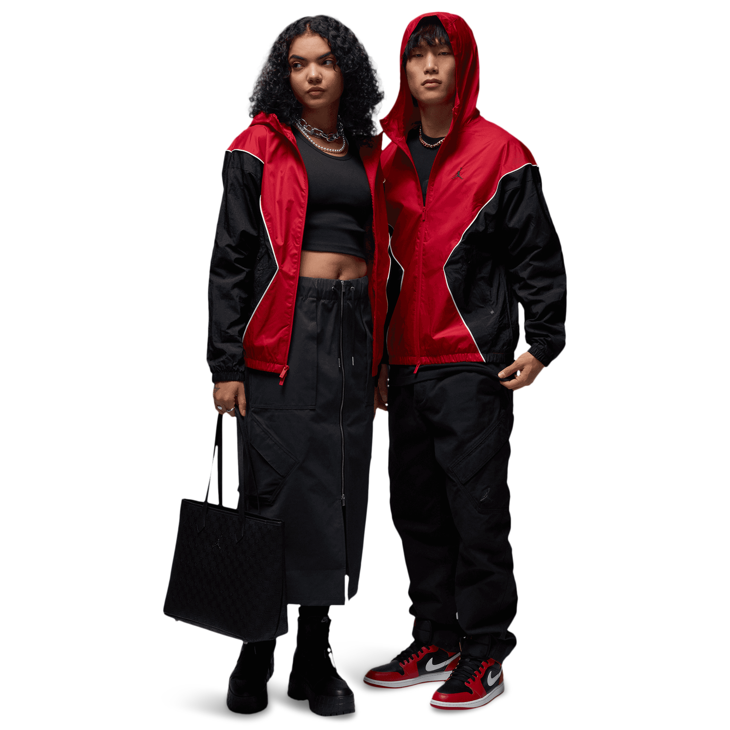 Jordan Essential Draft Jacket - Men's - Varsity Red/Black/Sail