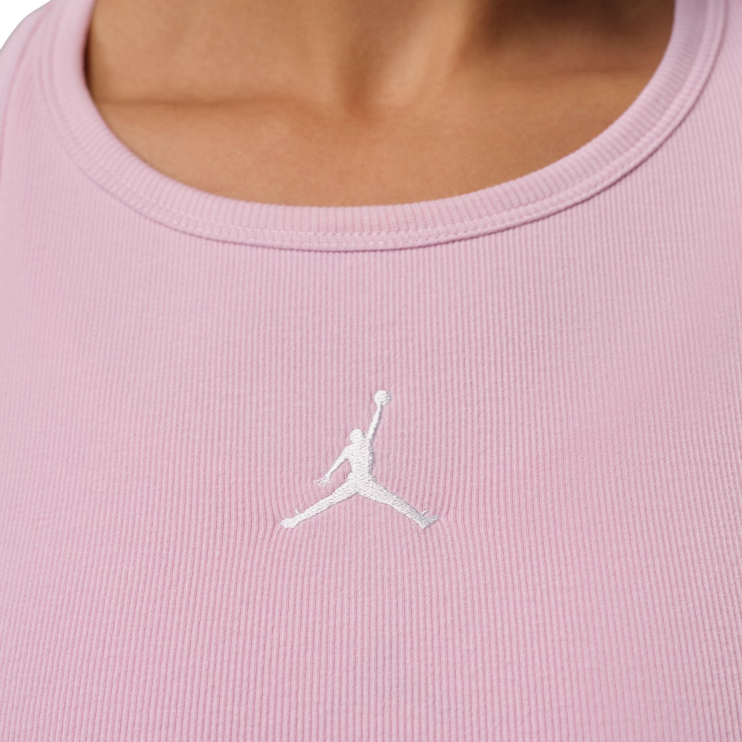 Jordan Brooklyn Essentials Tank - Women's - White/Iced Carmine