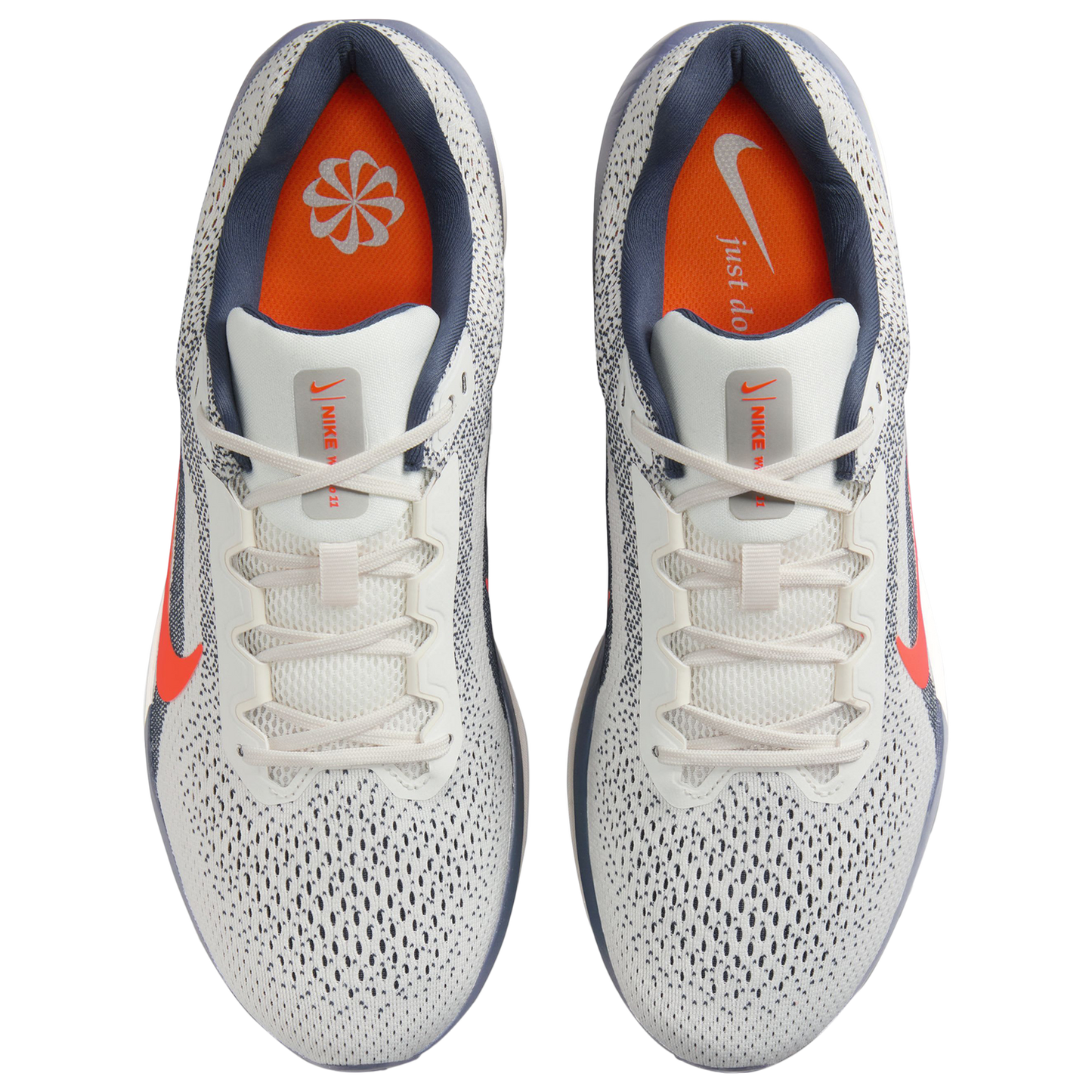 Nike Air Winflow 11 - Men's - Sail/Total Orange/Thunder Blue