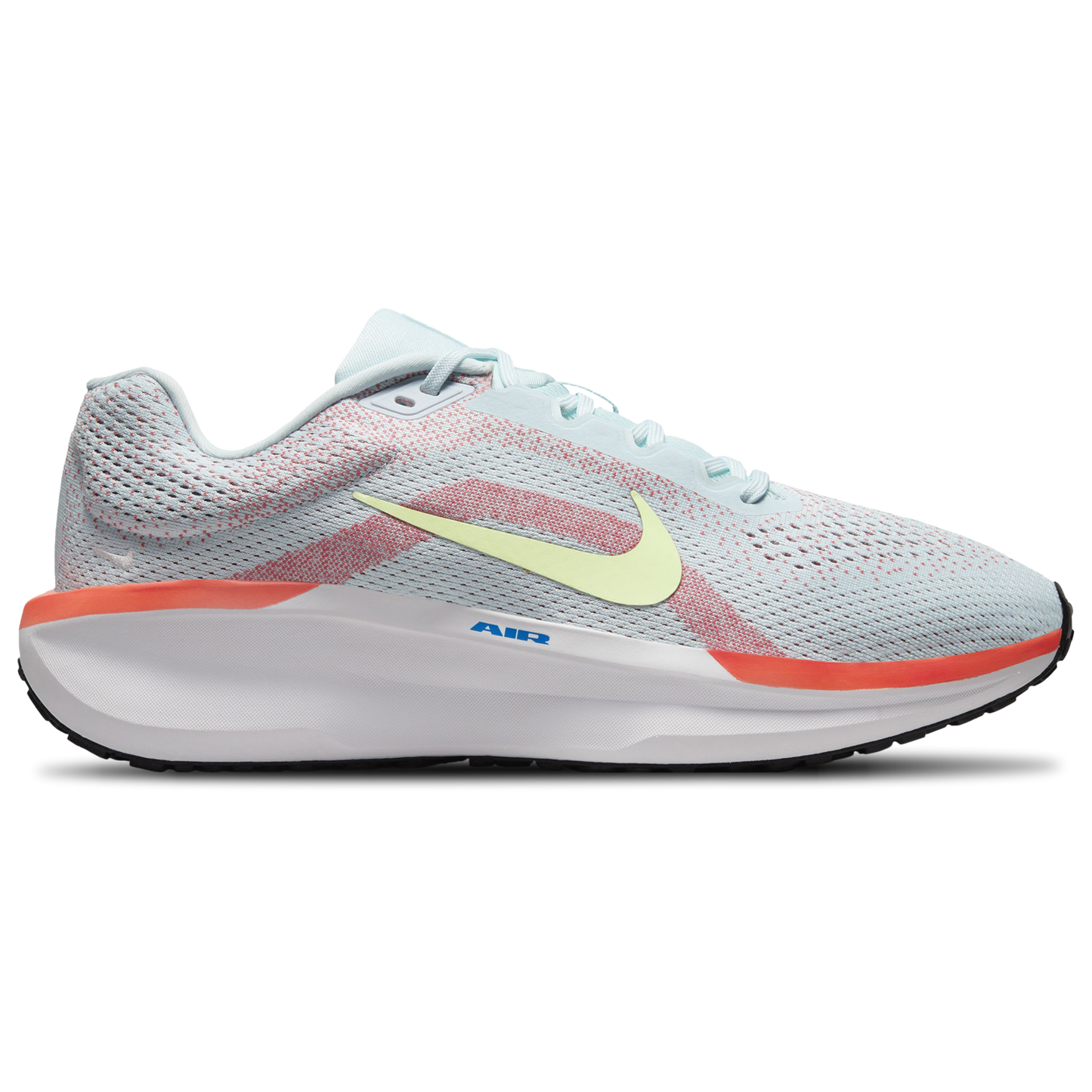 Nike Air Winflow 11 - Men's - Glacier Blue/Barely Volt/Bright Crimson