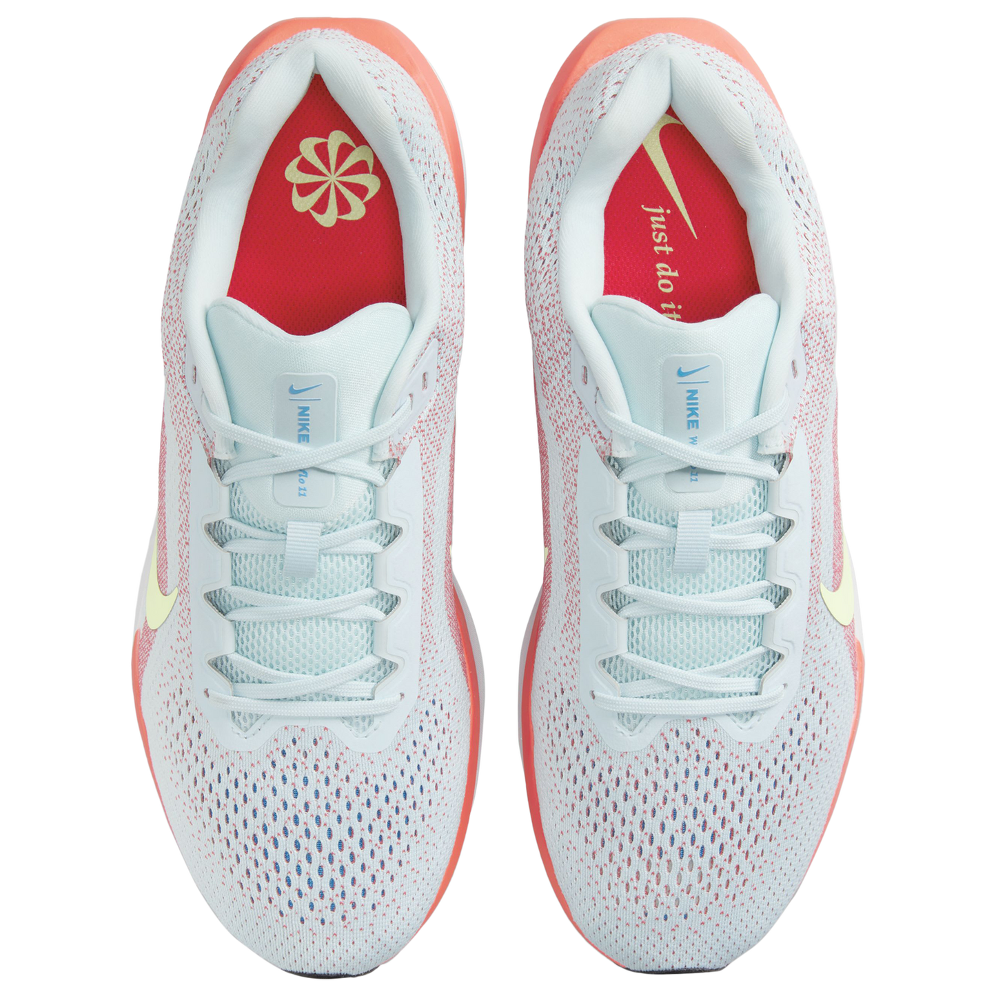 Nike Air Winflow 11 - Men's - Glacier Blue/Barely Volt/Bright Crimson