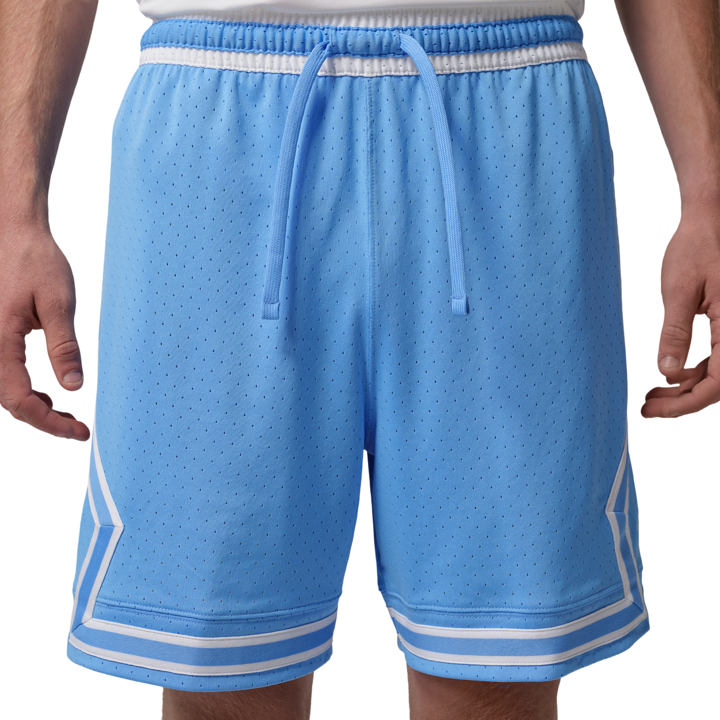 Jordan Dri-FIT Sport Diamond Shorts - Men's - White/University Blue/White