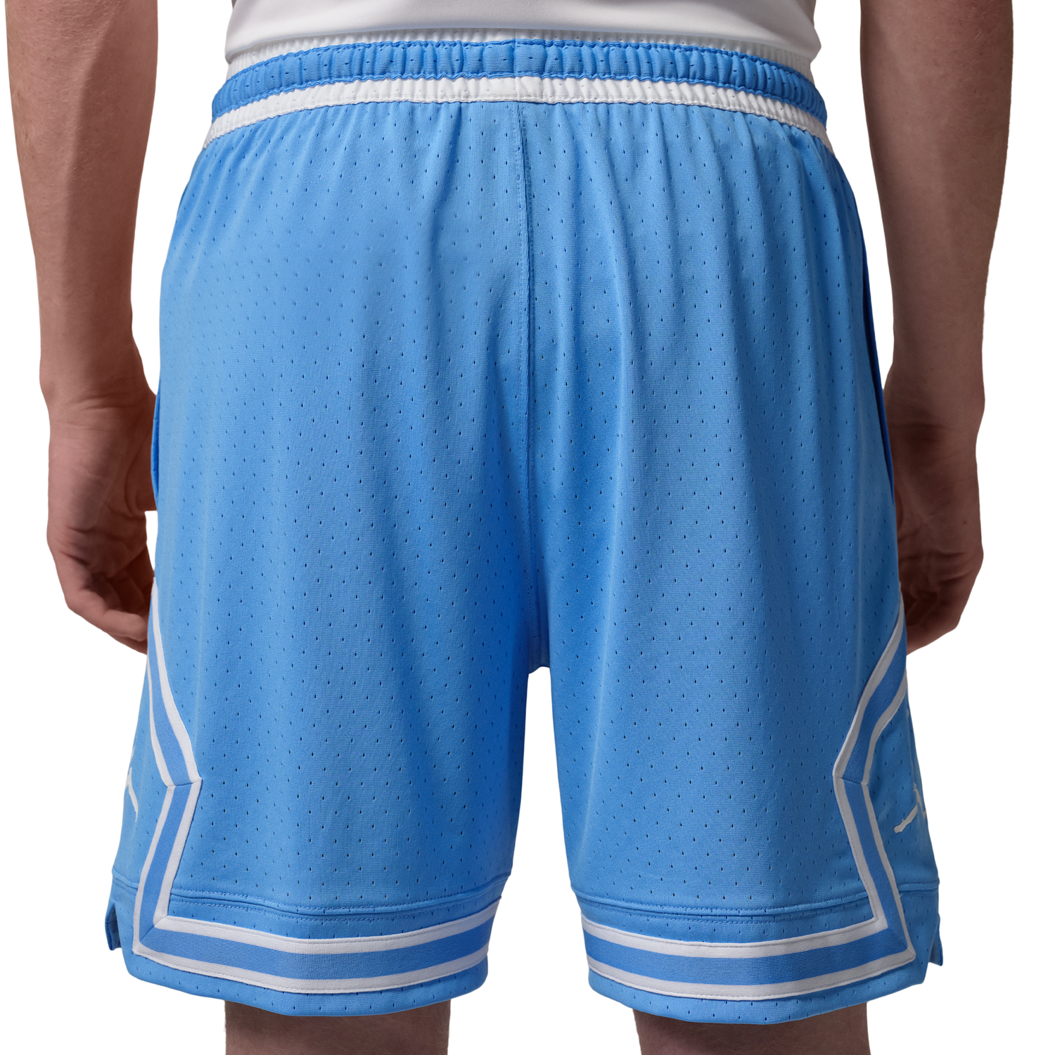 Jordan Dri-FIT Sport Diamond Shorts - Men's - White/University Blue/White
